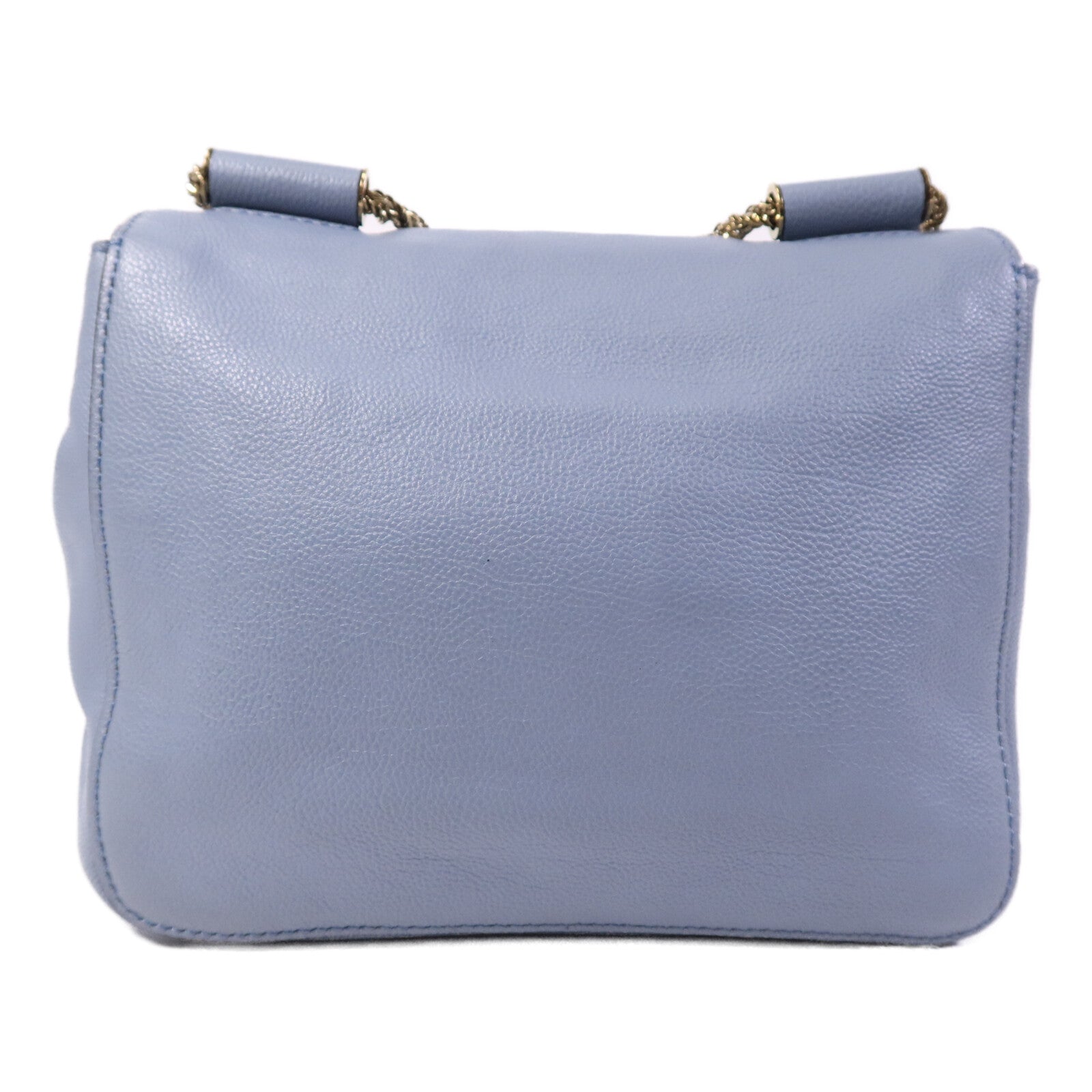 Chloe 牛皮皮革Shoulder Bag金扣鏈帶肩背袋