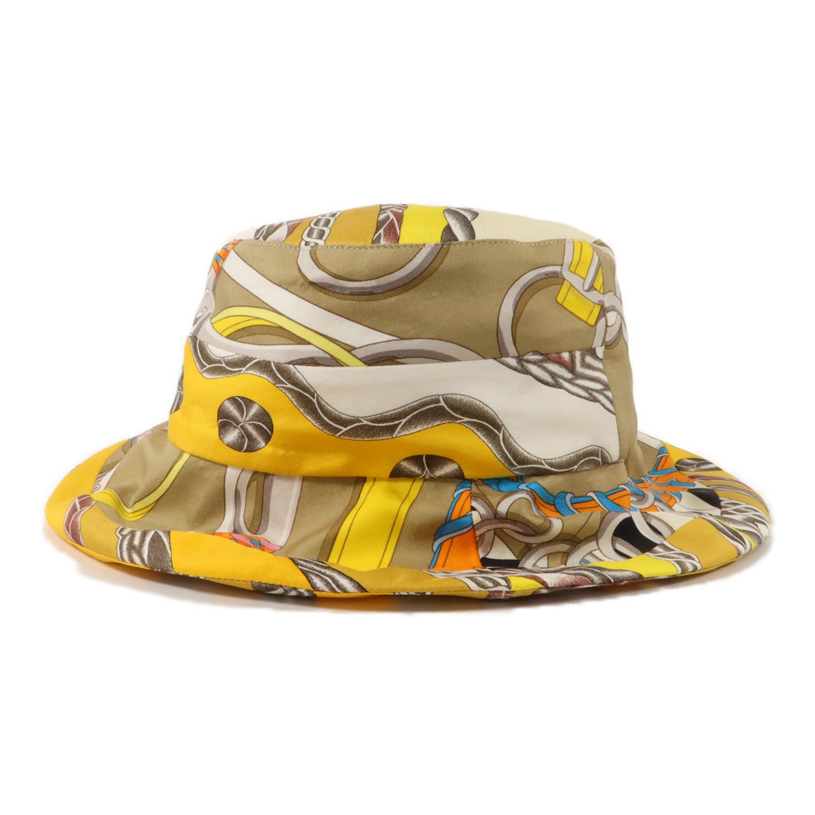 HERMES 絲質/棉質Bucket Hat帽子