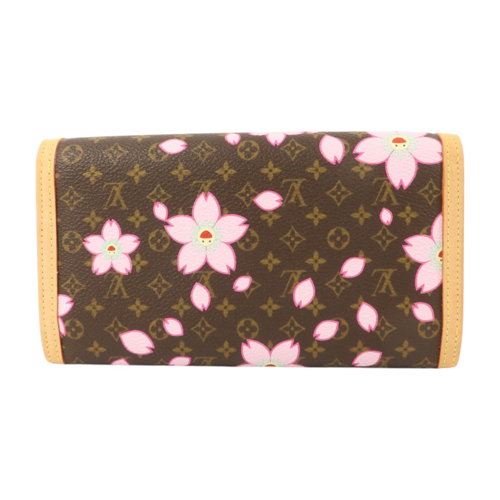LOUIS VUITTON Monogram Cherry Blossom Porte Tresor International Wallet長錢包