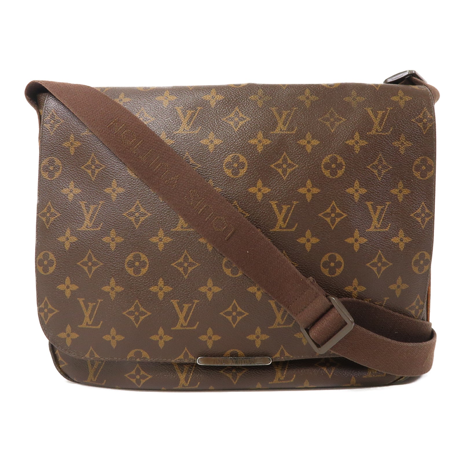 LOUIS VUITTON 【激減優惠】Monogram Beaubourg金扣肩背袋啡色