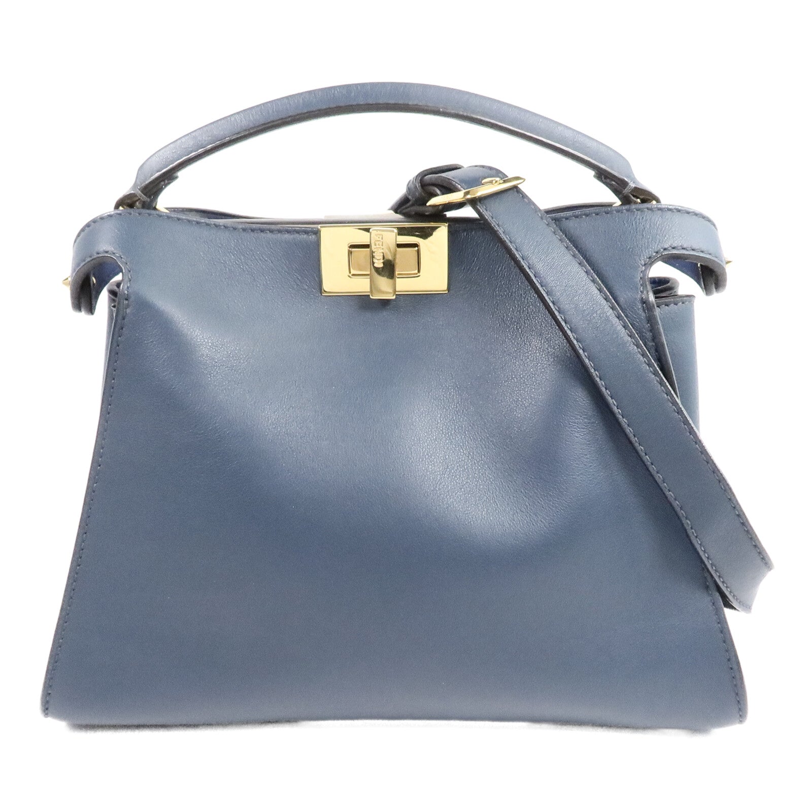FENDI 牛皮皮革Peekaboo Iconic Essentially肩背袋
