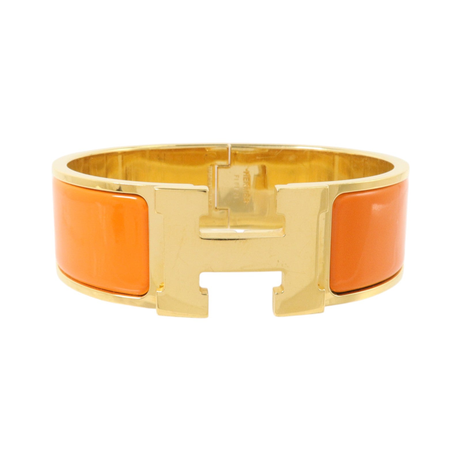 HERMES 金屬/琺瑯Clic-Clac H Bracelet金扣手鏈