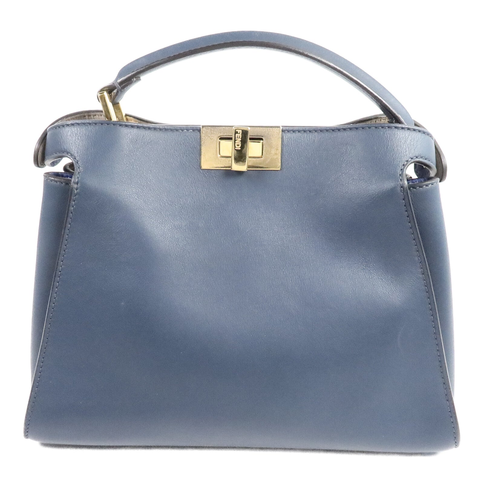 FENDI 牛皮皮革Peekaboo Iconic Essentially肩背袋