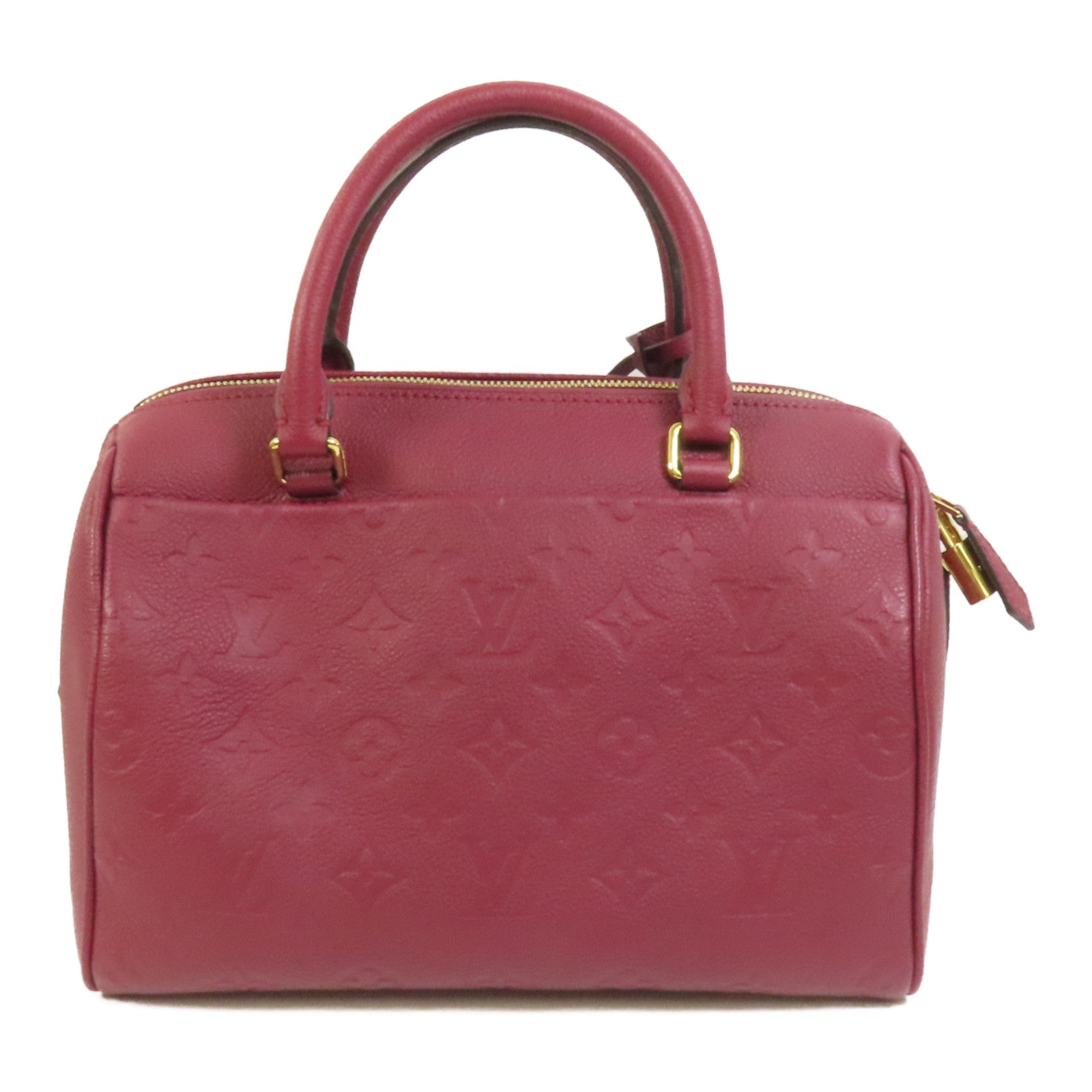 LOUIS VUITTON 【激減優惠】Monogram Empreinte Speedy Bandouliere 25金扣手挽肩背兩用袋