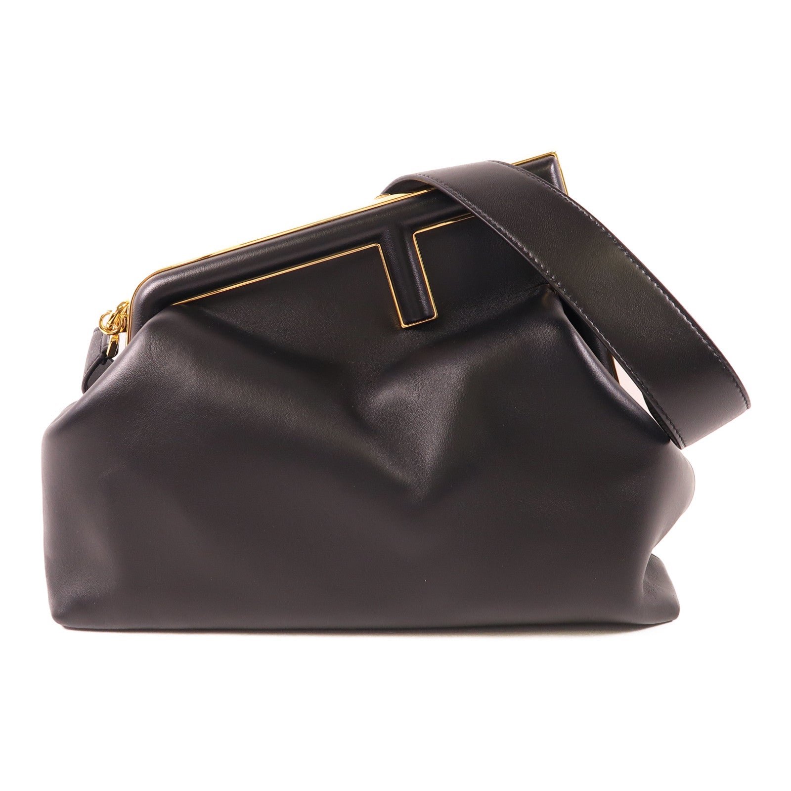 FENDI 牛皮皮革First Medium金扣肩背袋