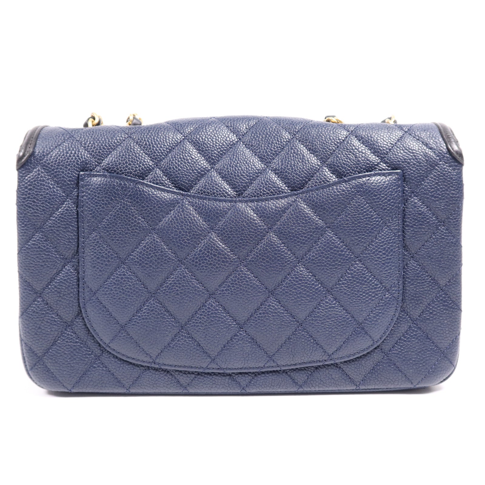 CHANEL 牛皮皮革Filigree Chain Bag金扣鏈帶肩背袋