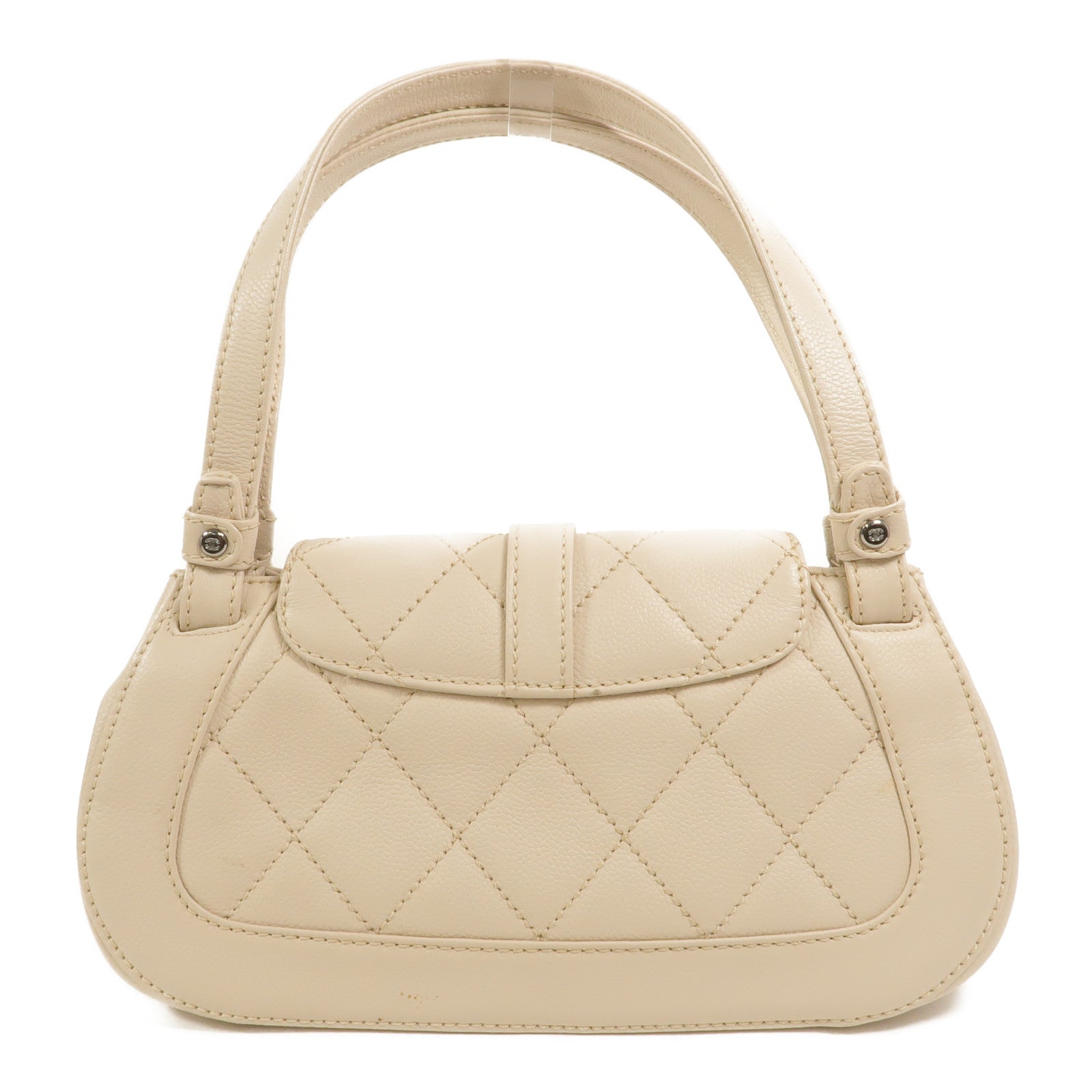 CHANEL 牛皮皮革Quilted Mademoiselle Flap手挽袋