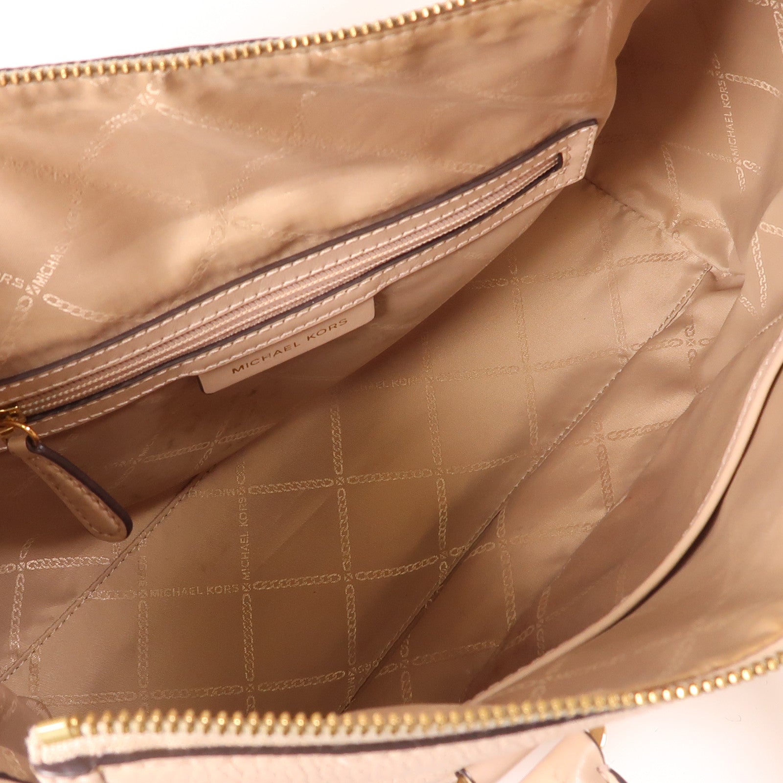 Michael Kors 牛皮皮革Shoulder Bag金扣手挽肩背兩用袋