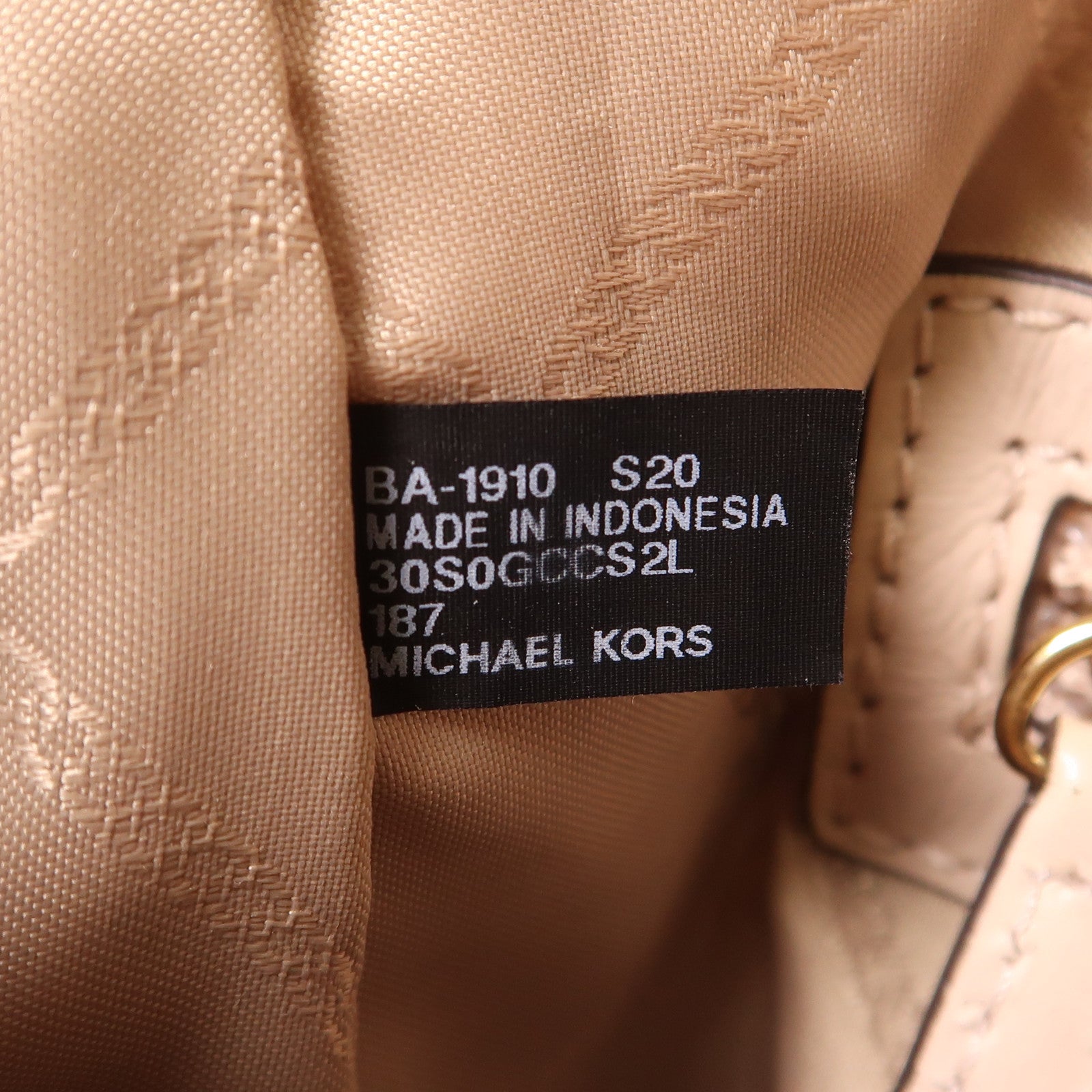 Michael Kors 牛皮皮革Shoulder Bag金扣手挽肩背兩用袋