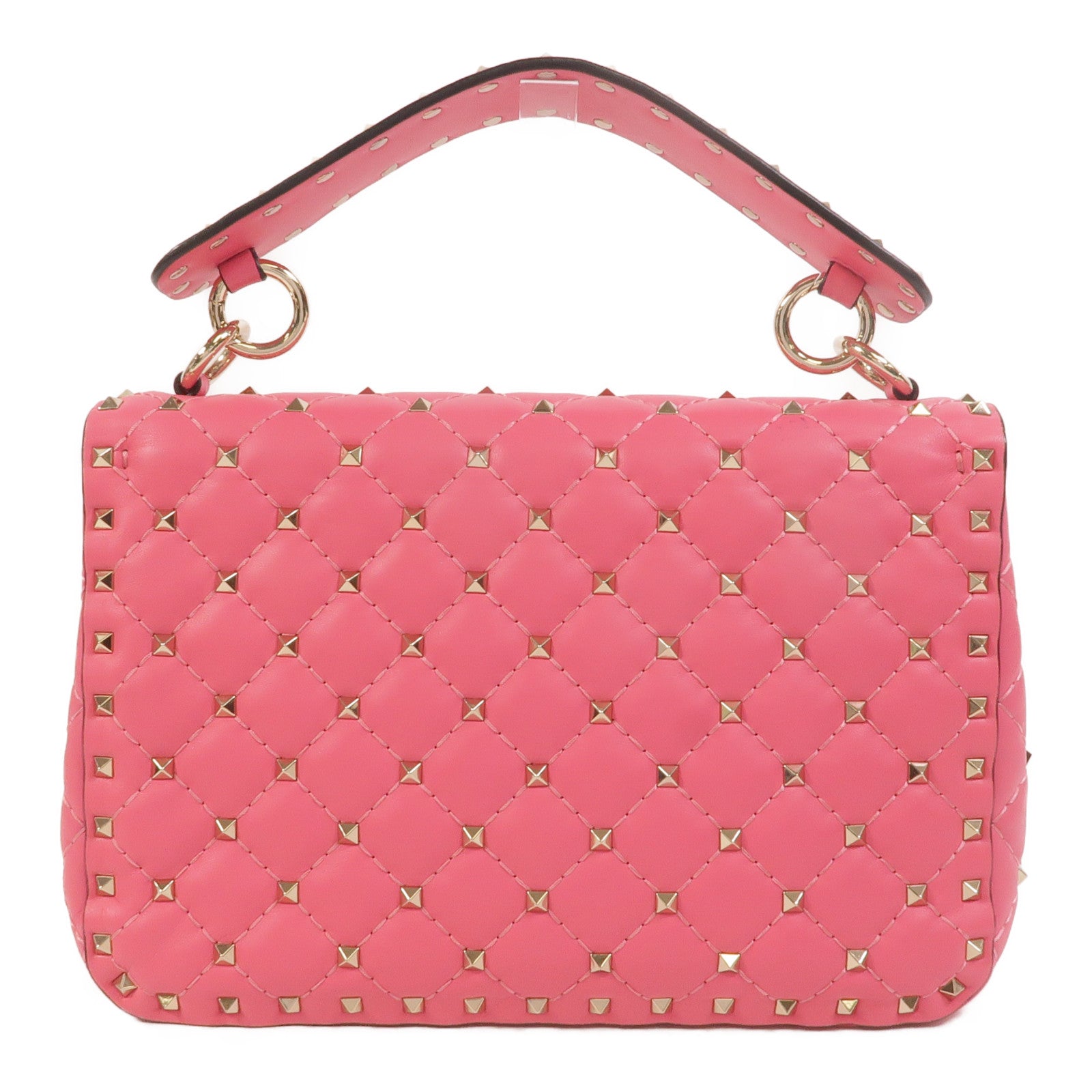 Valentino 牛皮皮革Rockstud Spike手挽肩背兩用袋