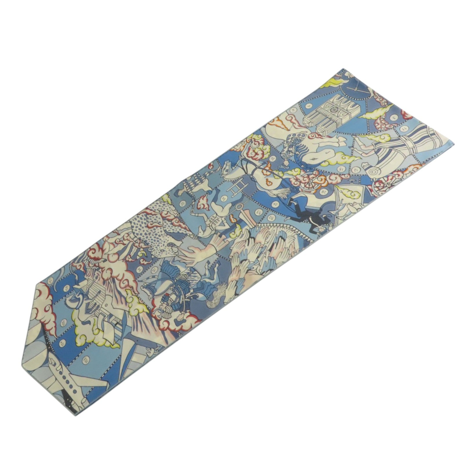 HERMES 絲質Maxi Twilly Scarf絲巾