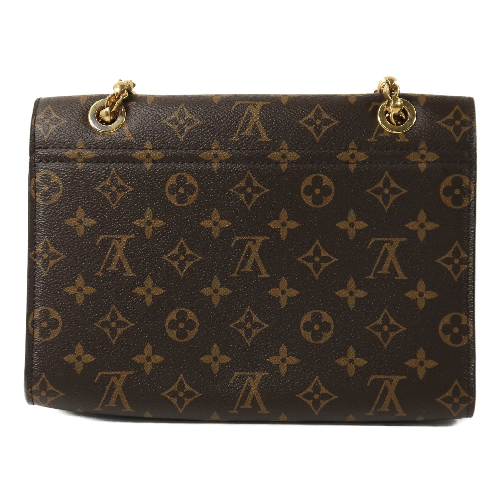 LOUIS VUITTON Monogram Victoire金扣鏈帶肩背袋