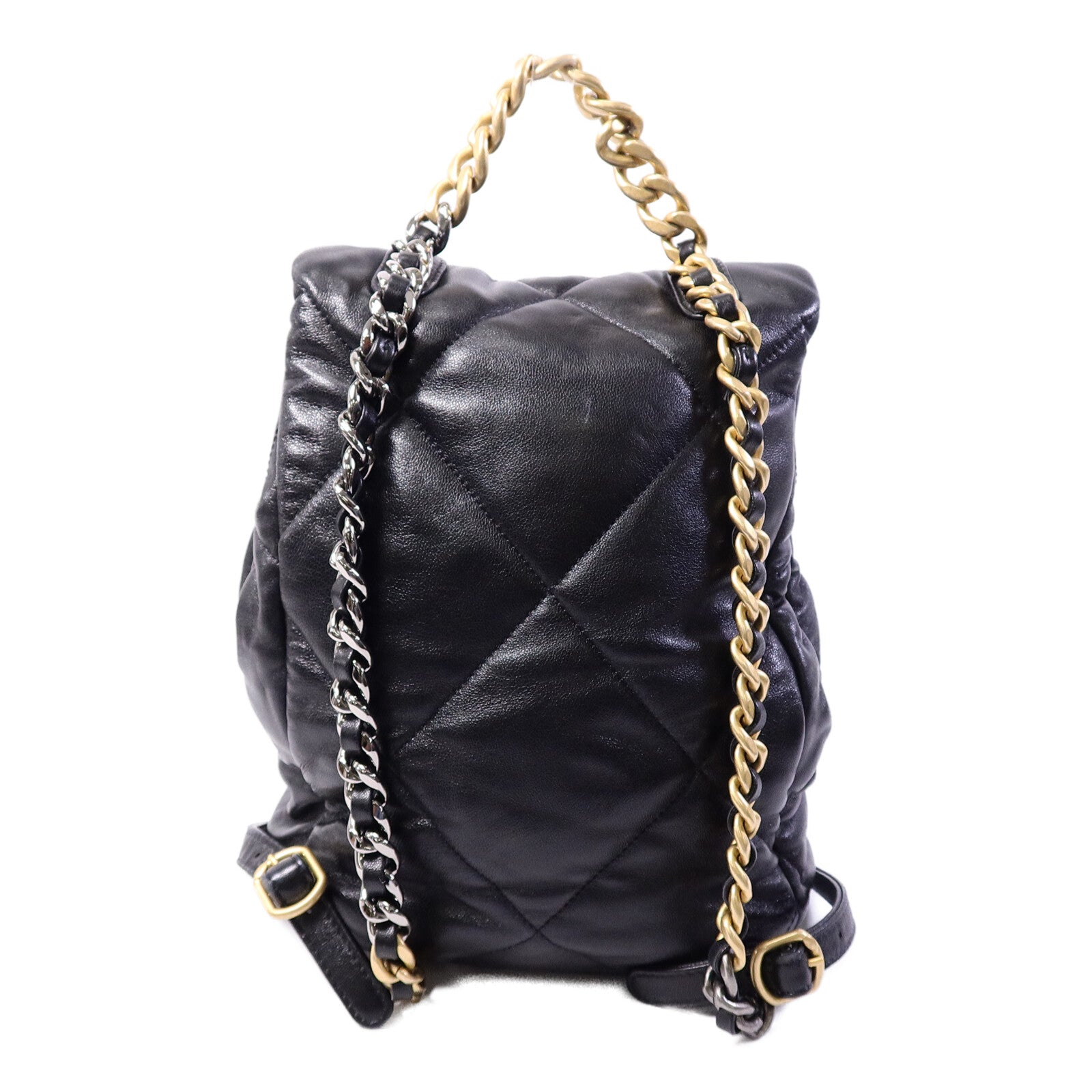 CHANEL 羊皮皮革Chanel 19 Backpack背包