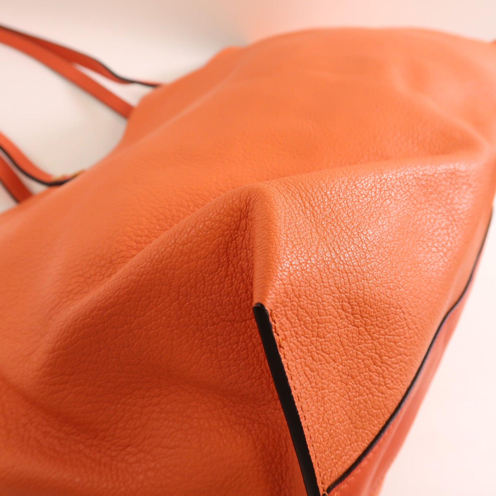 Chloe 牛皮皮革Tote Bag金扣肩背袋