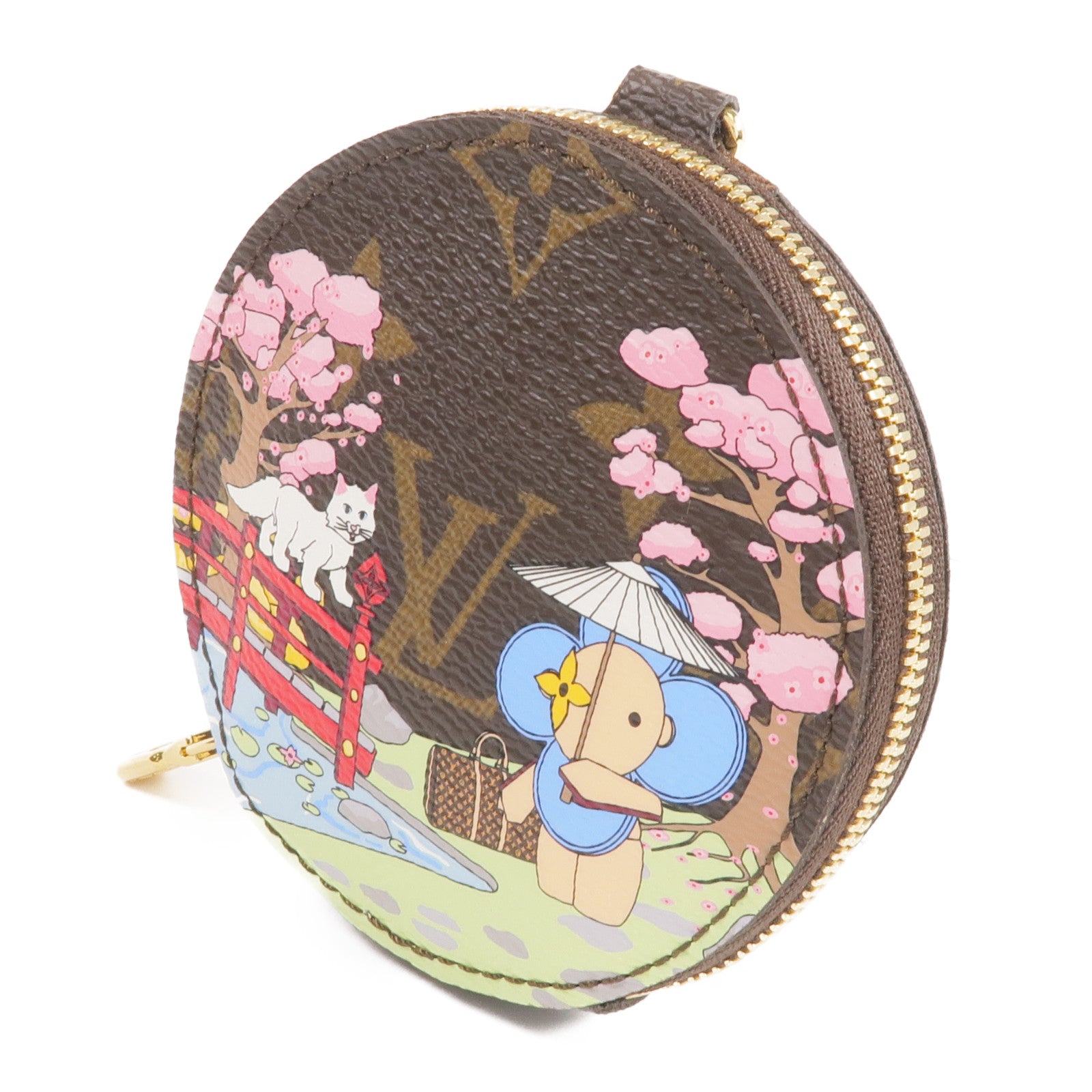 LOUIS VUITTON Monogram Coin Case金扣零錢包