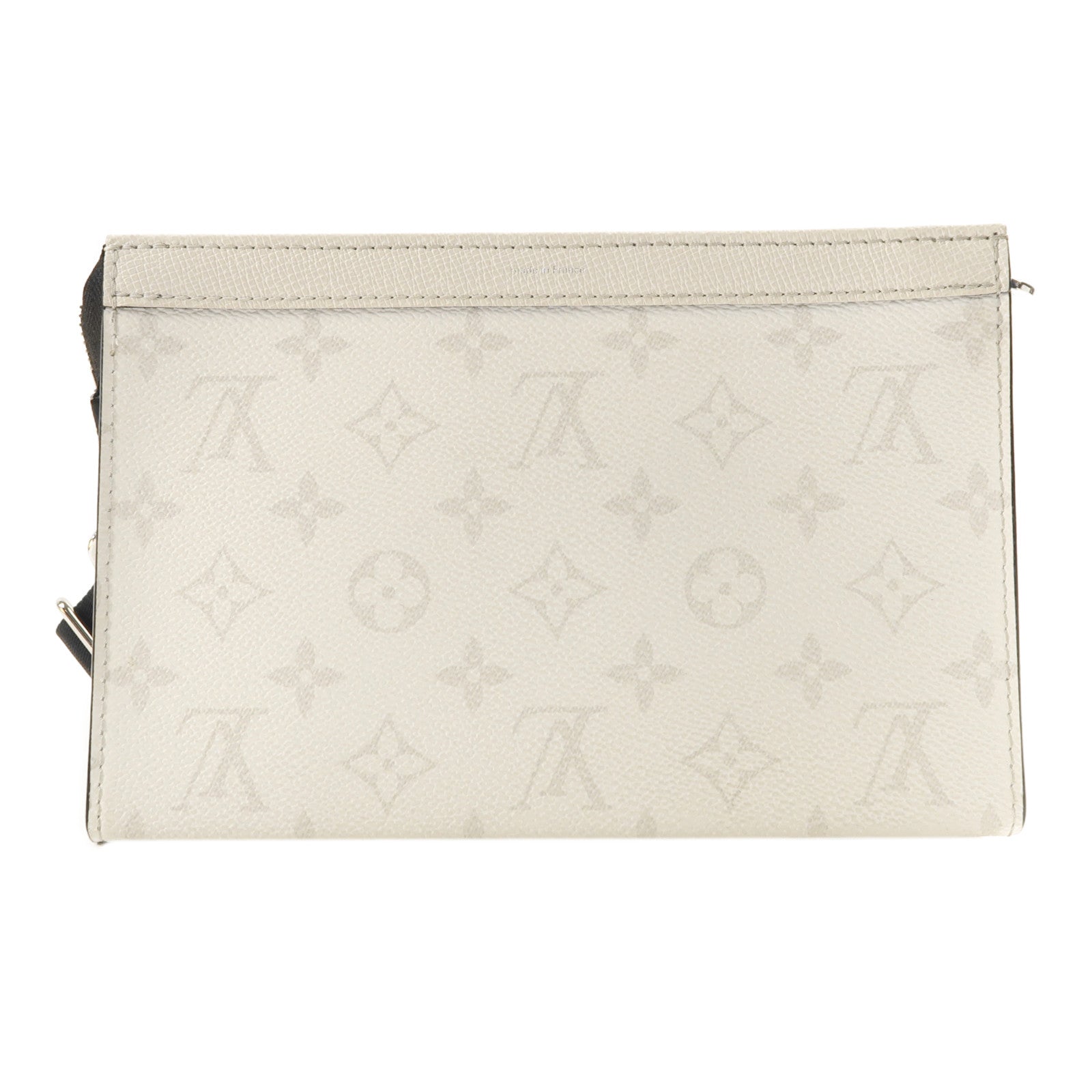 LOUIS VUITTON Monogram Taigarama Gaston銀扣肩背袋