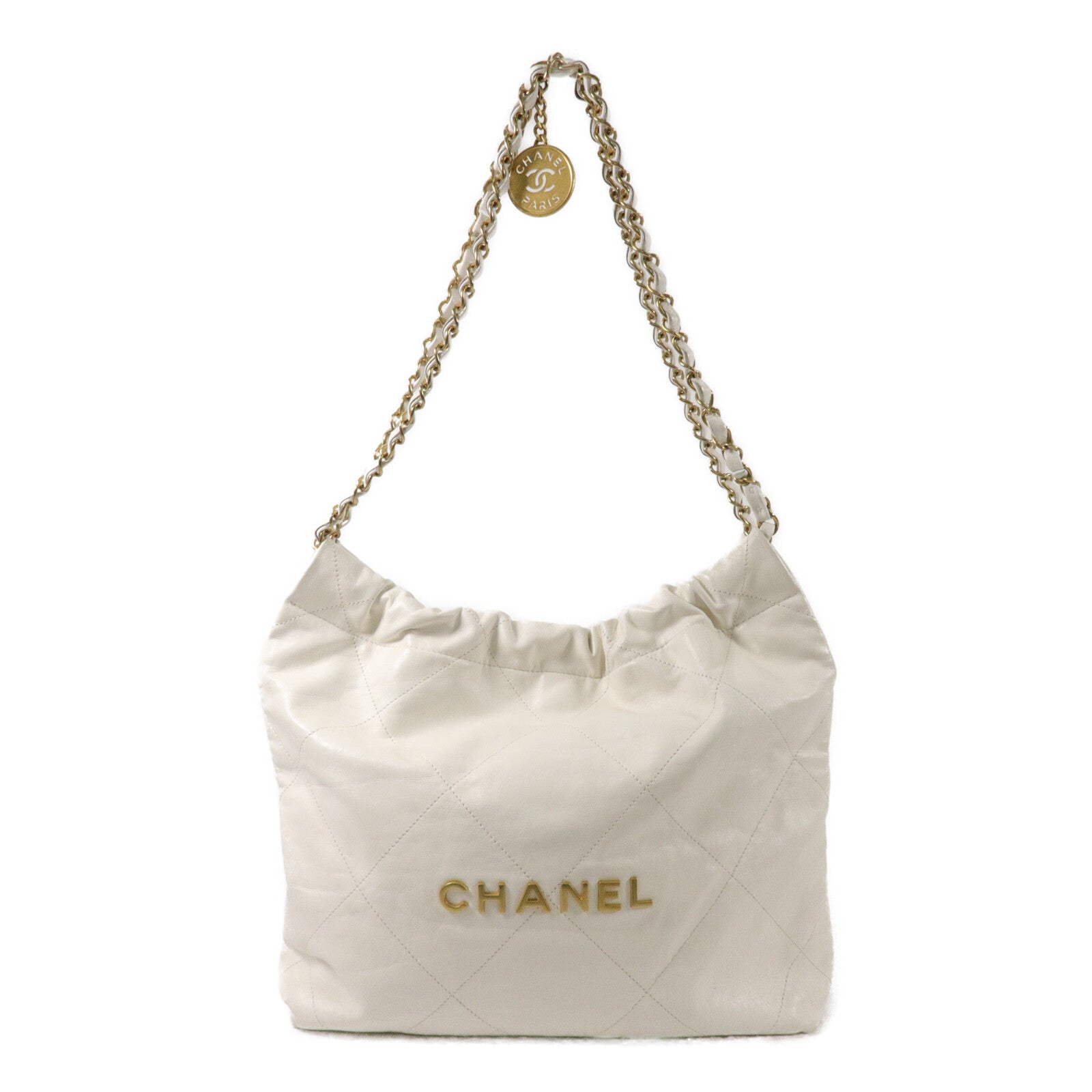 CHANEL 牛皮皮革Chanel 22 Small鏈帶肩背袋