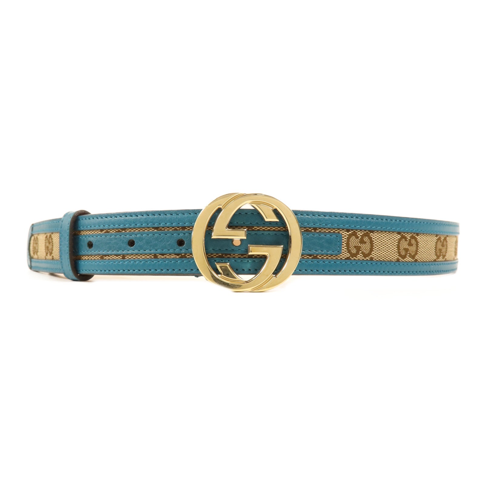 GUCCI 【萬聖節商品】皮革/帆布Belt金扣皮帶