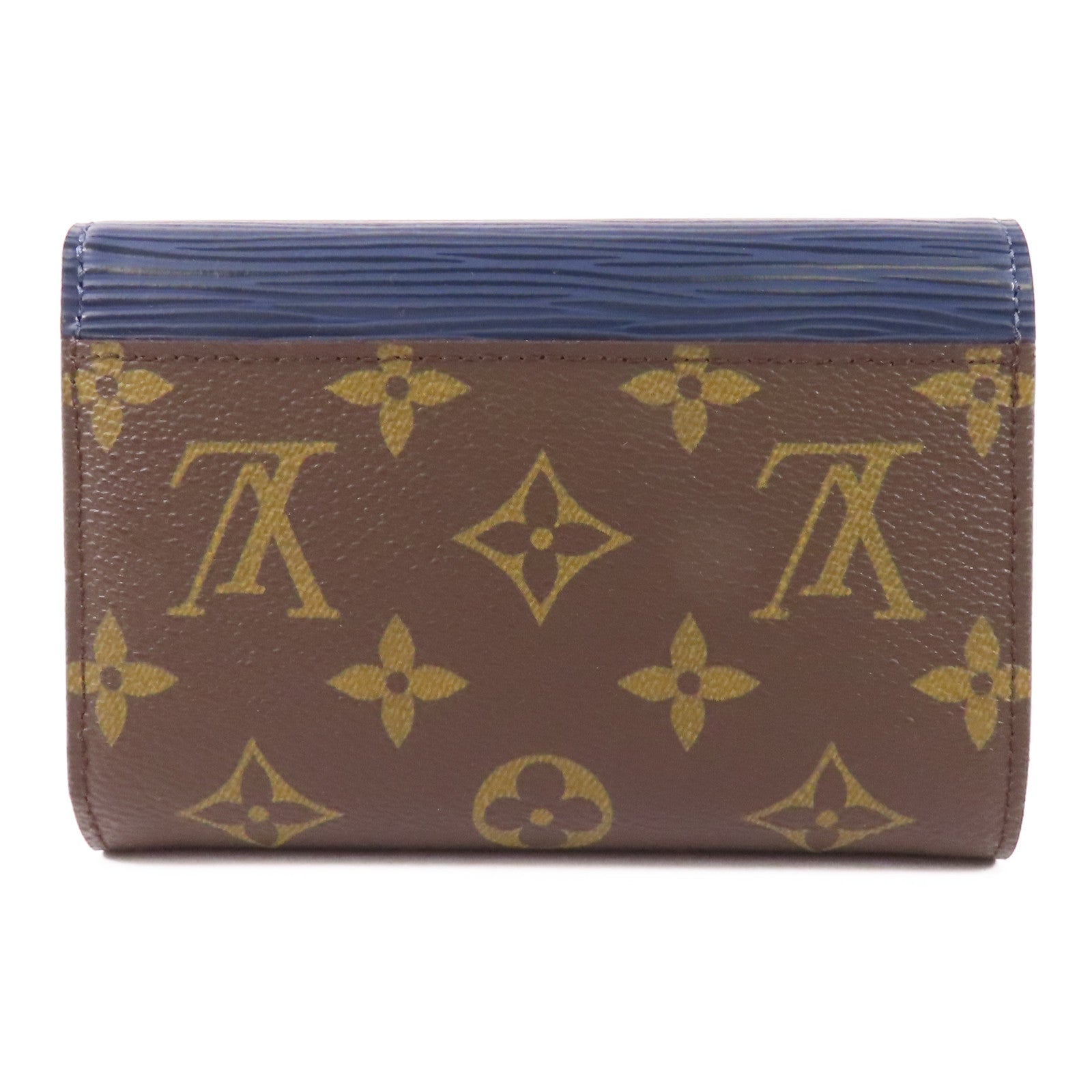 LOUIS VUITTON LV SHW Wallet M60496 Epi Monogram Brown/Navy