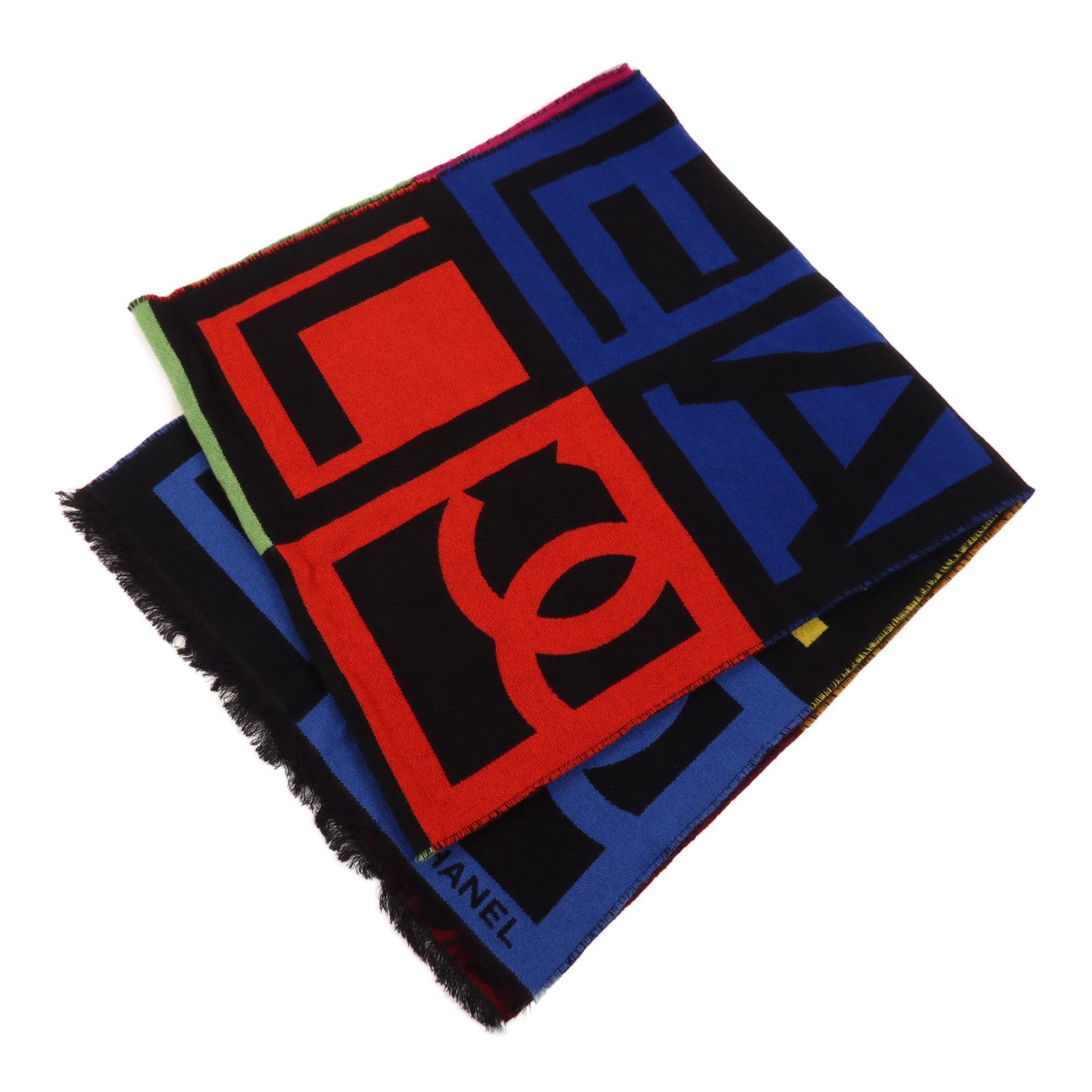 CHANEL 羊絨/Wool/絲質Scarf圍巾
