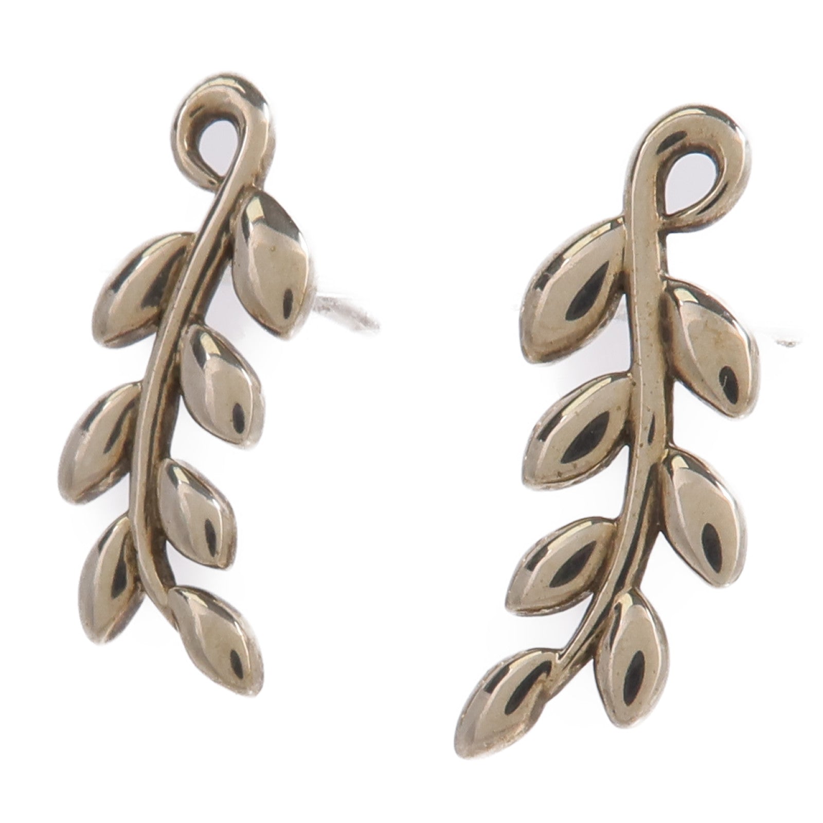 TIFFANY&CO 925純銀Olive Leaf Climber Earrings耳環
