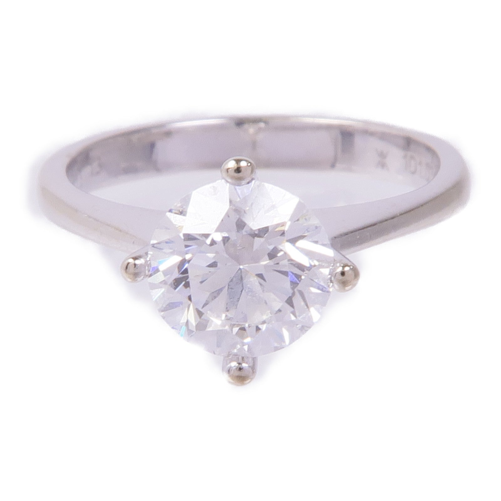 JEWELRY 【激減優惠】18K白金Diamond Ring鑽石戒指US#4.75