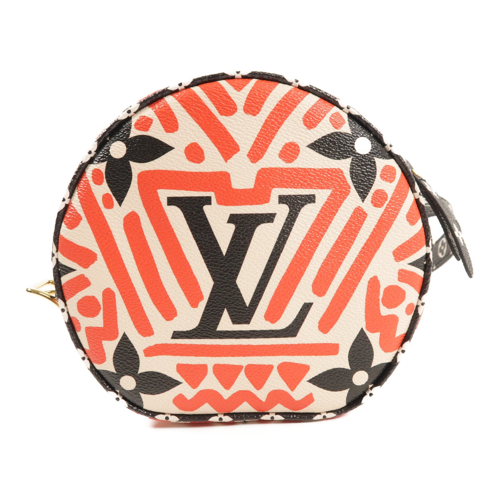 LOUIS VUITTON Monogram Giant Crafty Boite Chapeau金扣肩背袋