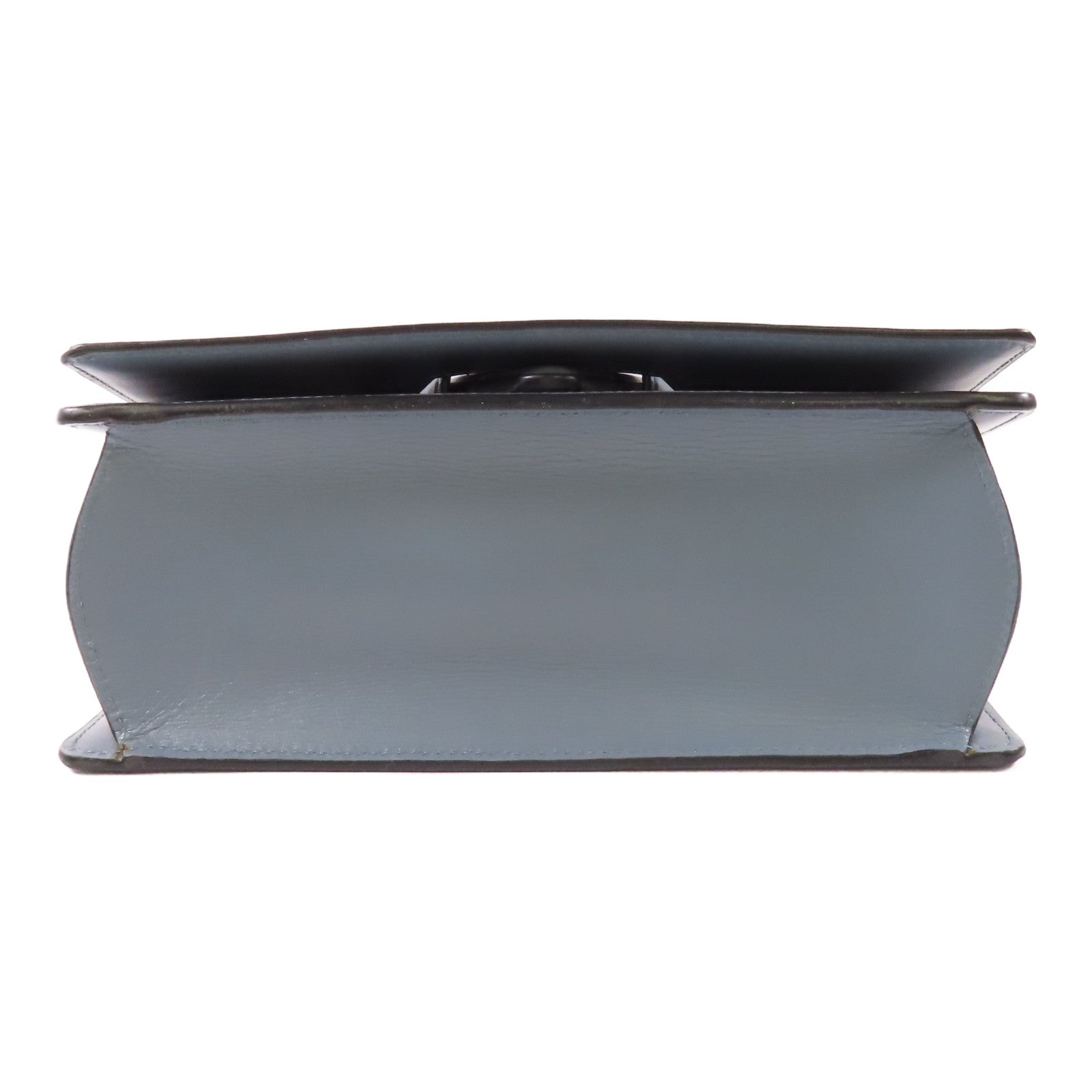 LOEWE 牛皮皮革Barcelona Stone Shoulder Bag銀扣肩背袋