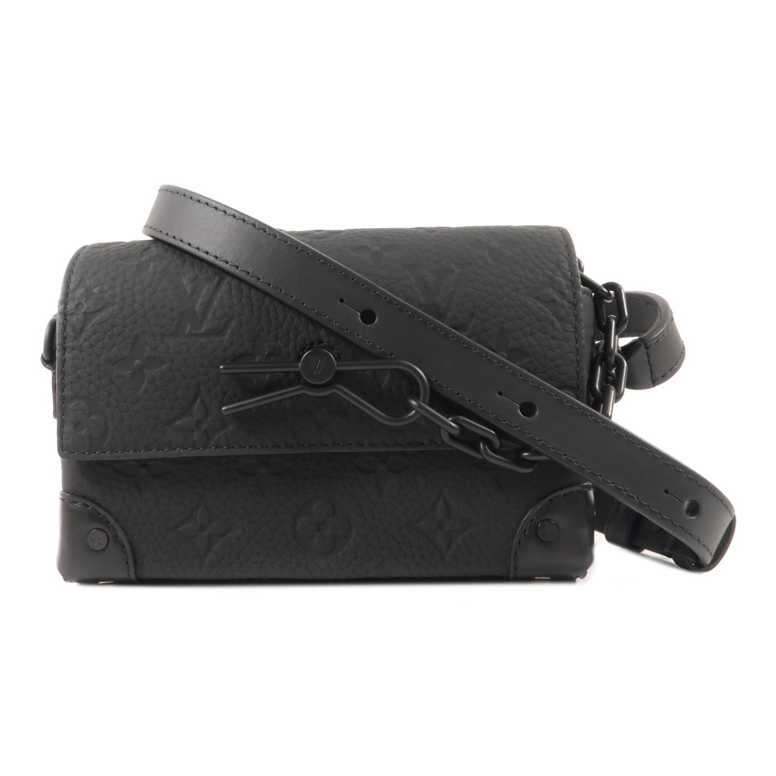 LOUIS VUITTON Monogram Taurillon Steamer Wearable Wallet肩背袋