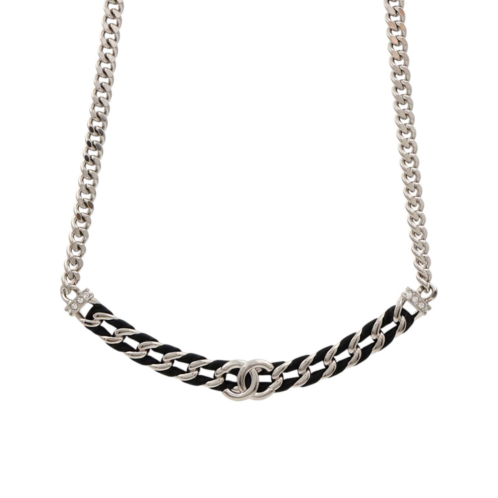 CHANEL 羊皮皮革/金屬Necklace項鍊