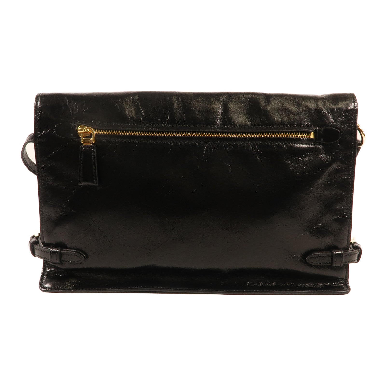 PRADA 【激減優惠】牛皮皮革Shoulder Bag金扣肩背袋