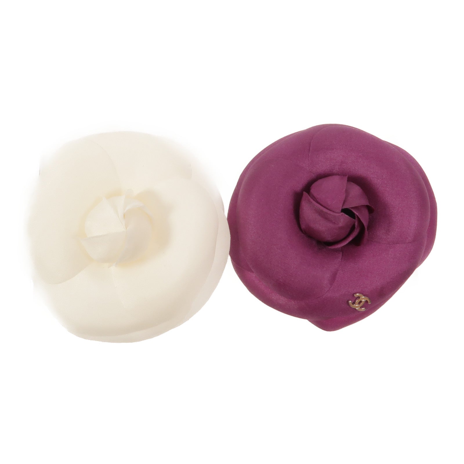 CHANEL Organza Camelia Brooch Set胸針
