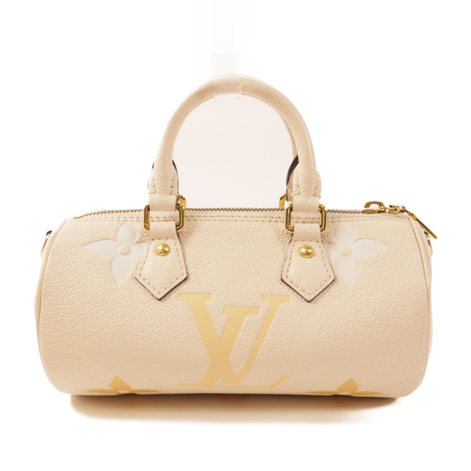 LOUIS VUITTON Monogram Empreinte Papillon BB金扣手挽肩背兩用袋