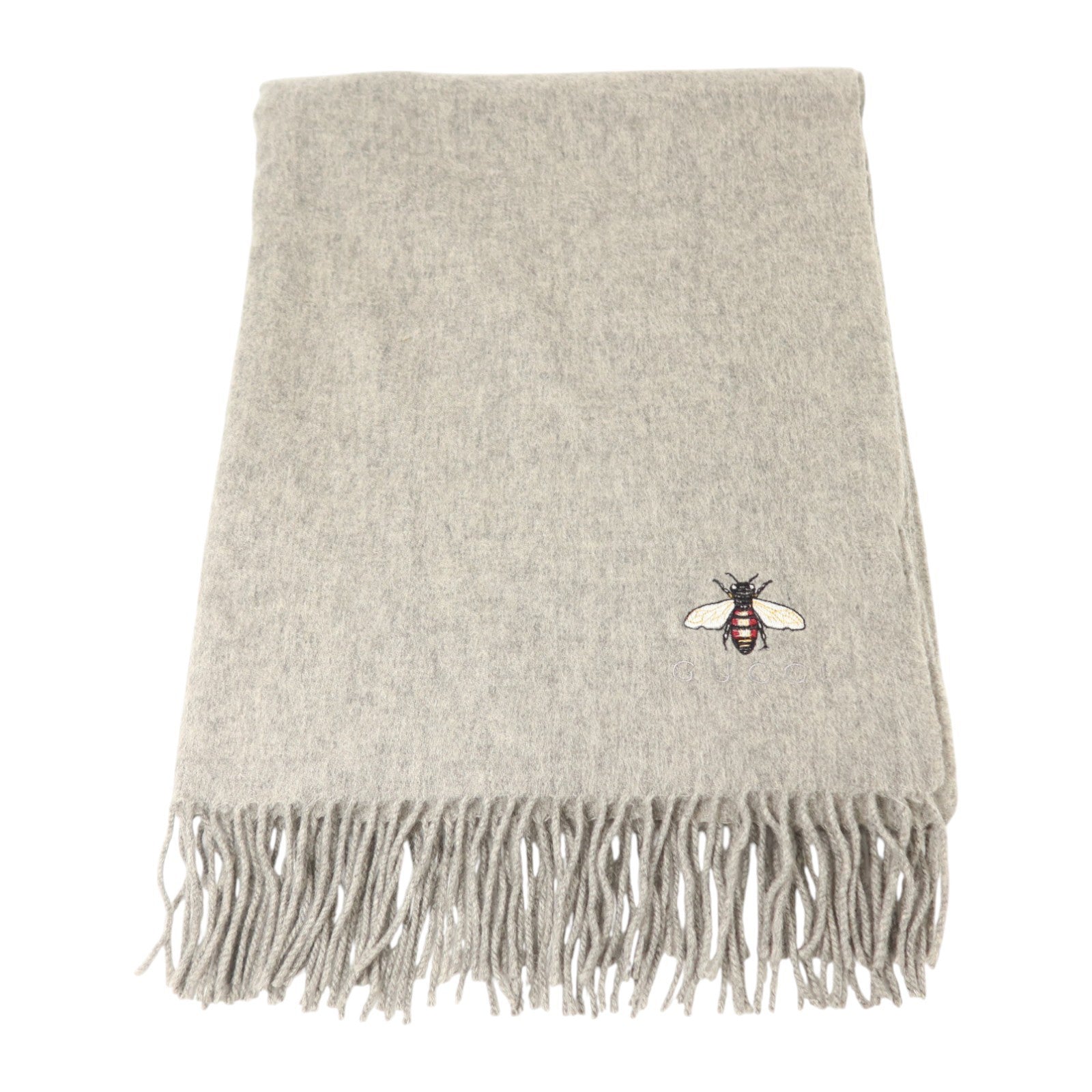 GUCCI 羊毛Bee Scarf 175X7圍巾