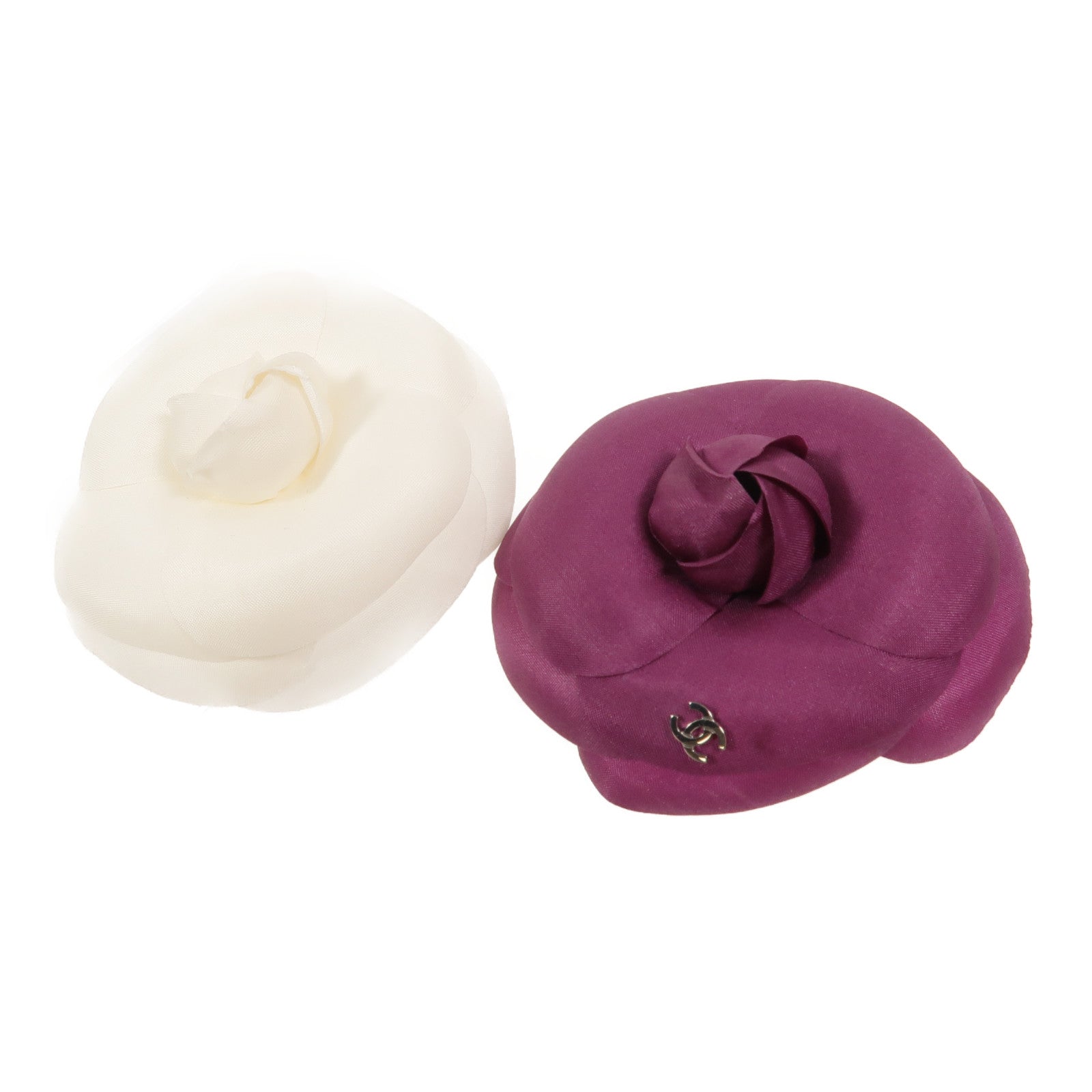 CHANEL Organza Camelia Brooch Set胸針