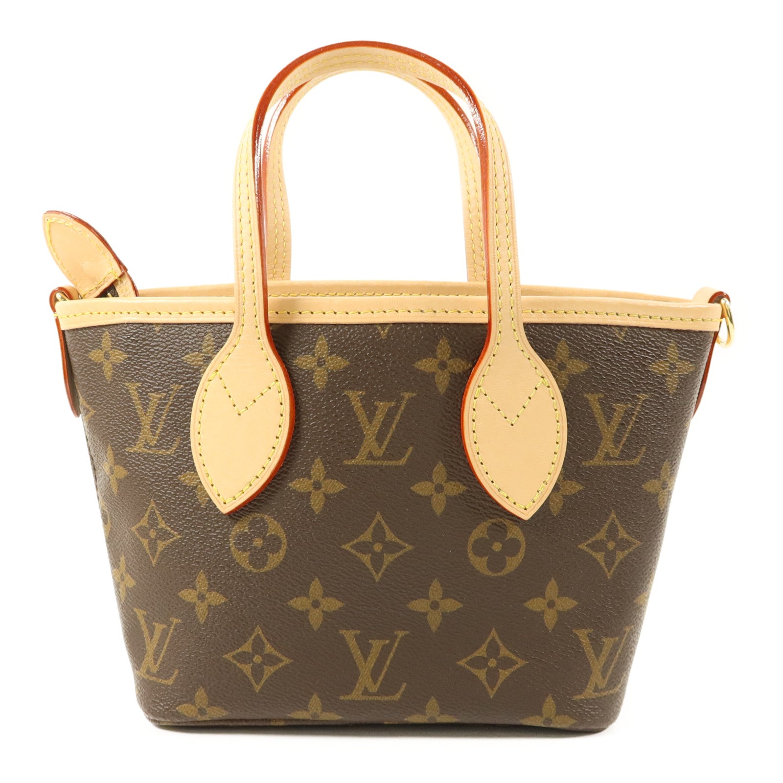 LOUIS VUITTON Monogram Neverfull BB金扣手挽肩背兩用袋