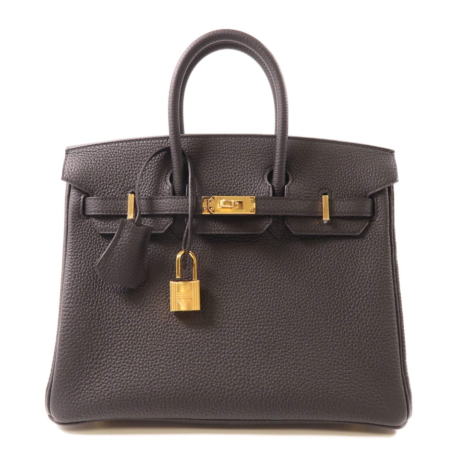 HERMES【激減優惠】 Togo皮革Birkin 25金扣手挽袋Noir黑色