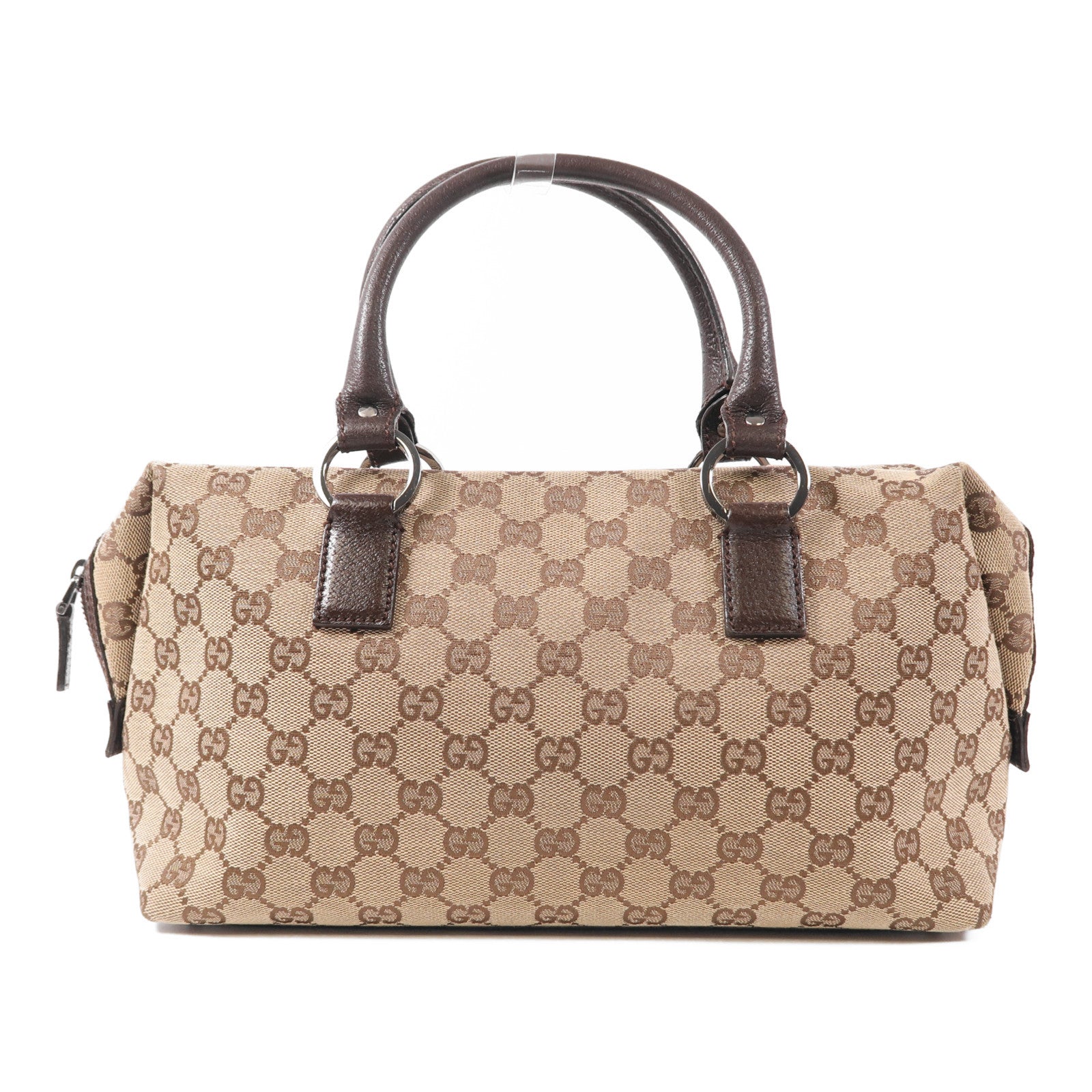 GUCCI GG Hand Bag 113009 Canvas Brown