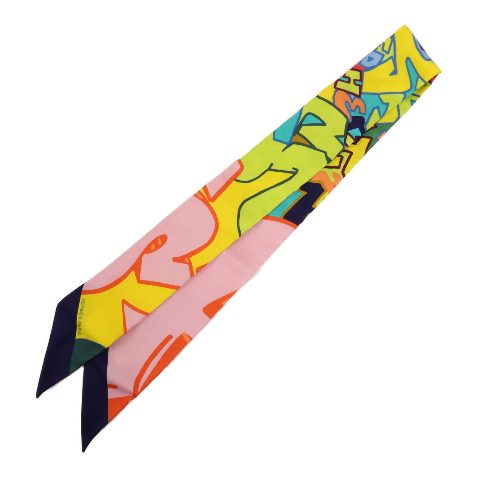 HERMES 絲質Twilly絲巾