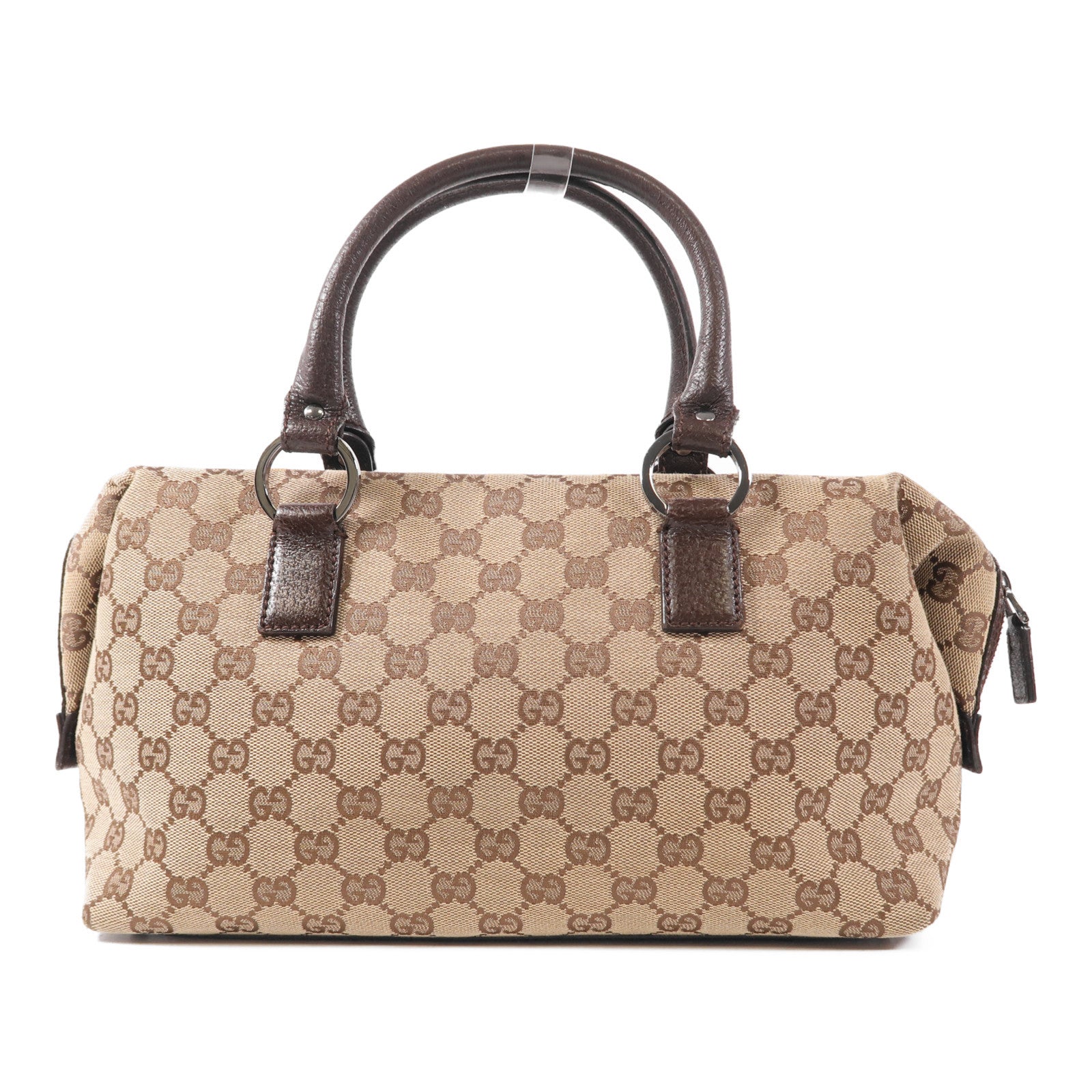 GUCCI GG Hand Bag 113009 Canvas Brown