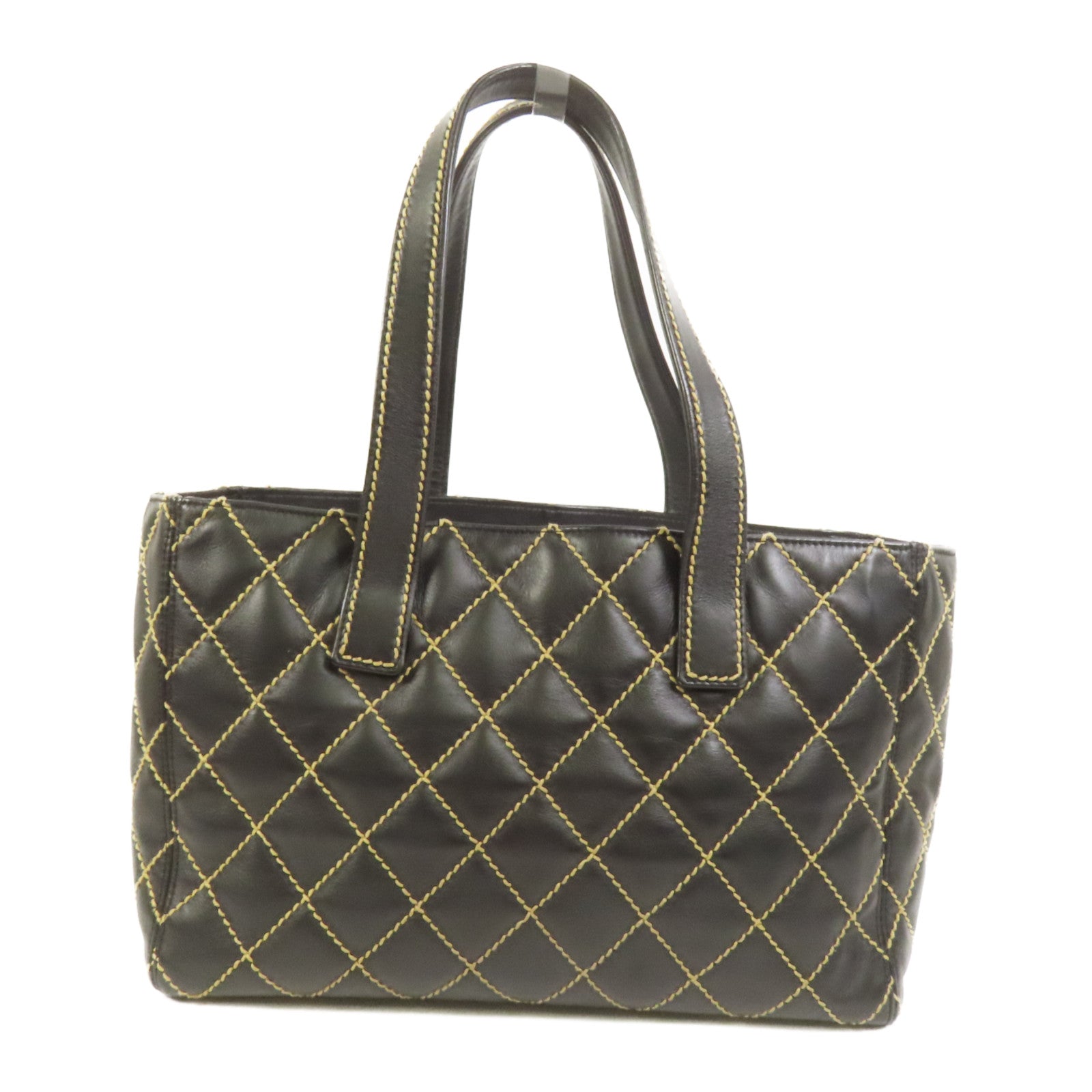 CHANEL 牛皮皮革Tote Bag金扣肩背袋