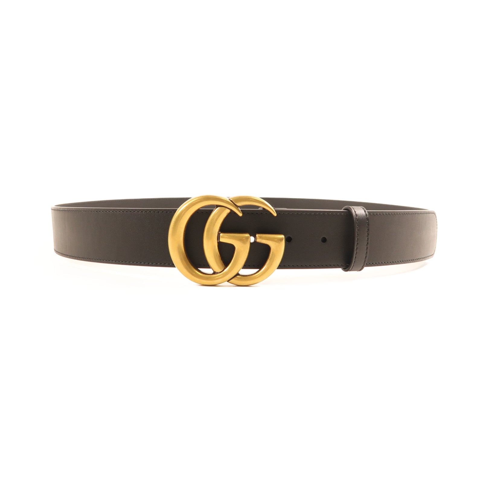 GUCCI 牛皮皮革Belt 115金扣皮帶