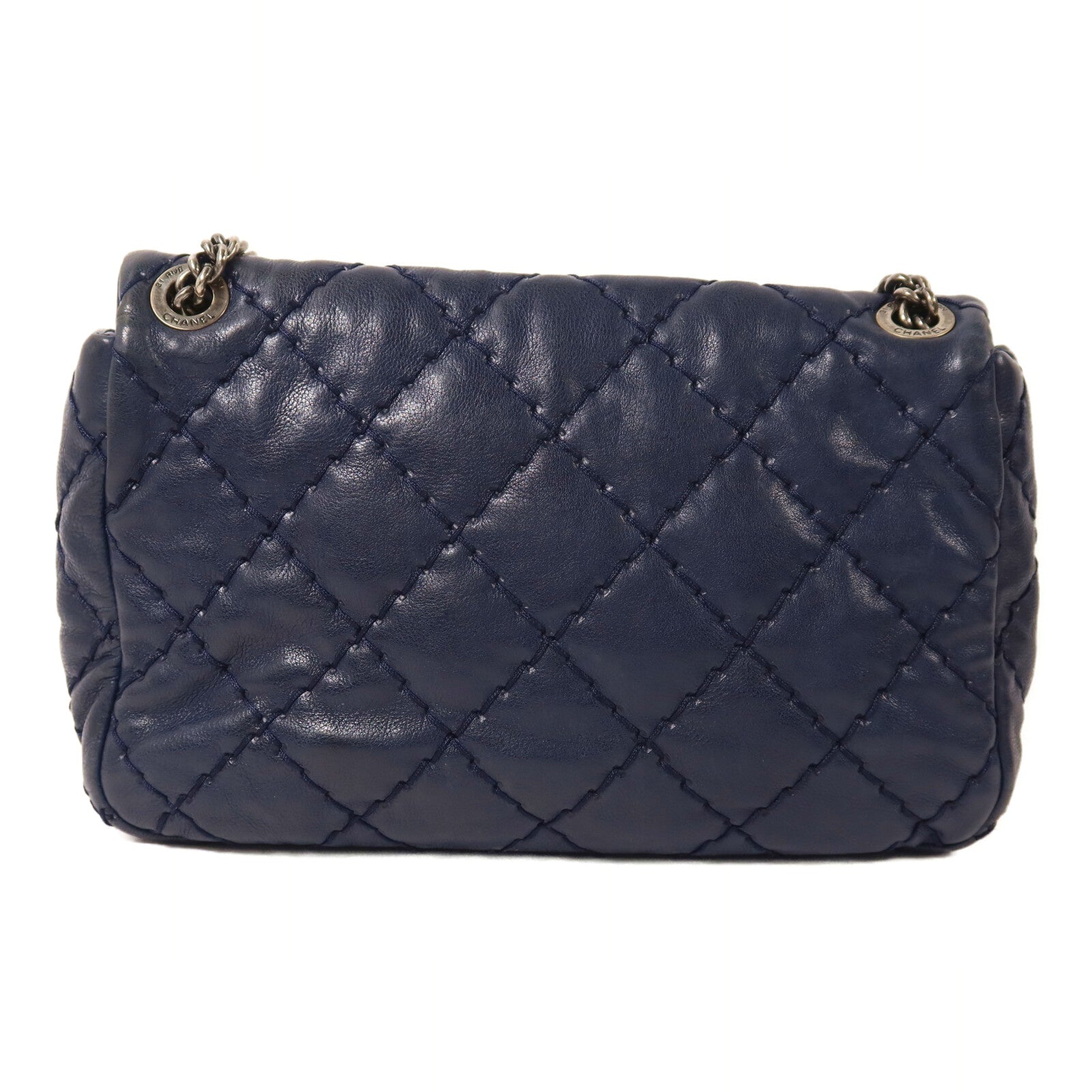 CHANEL 牛皮皮革Classic Flap鏈帶手挽肩背兩用袋