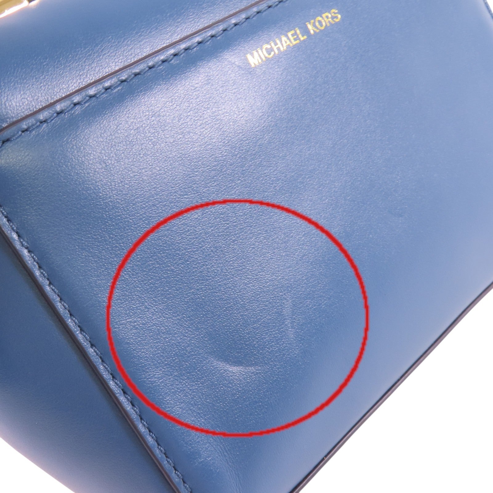 Michael Kors 牛皮皮革2Way Shoulder Bag金扣手挽肩背袋兩用袋