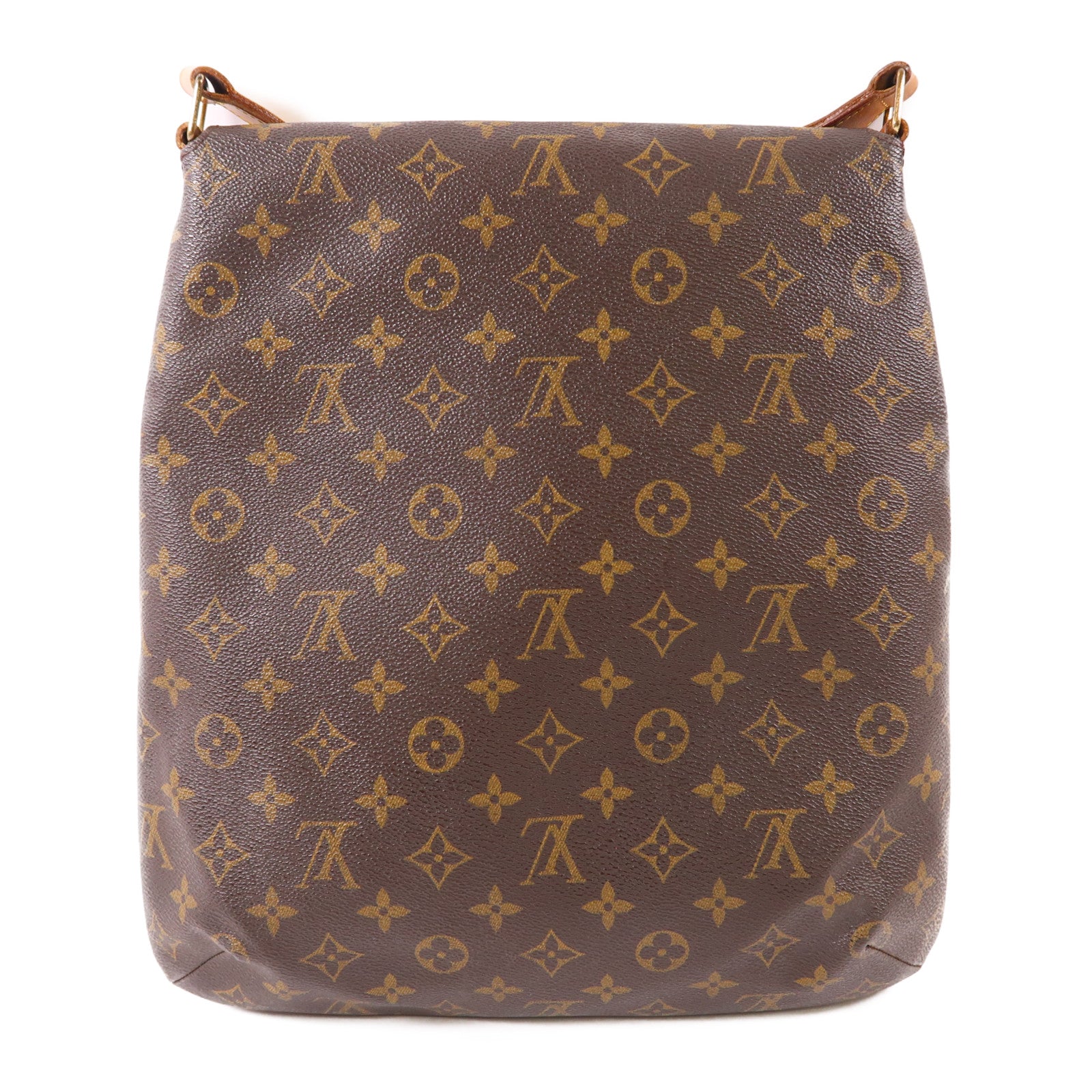 LOUIS VUITTON LV GHW Musette Crossbody Shoulder Bag M51256 Monogram Brown