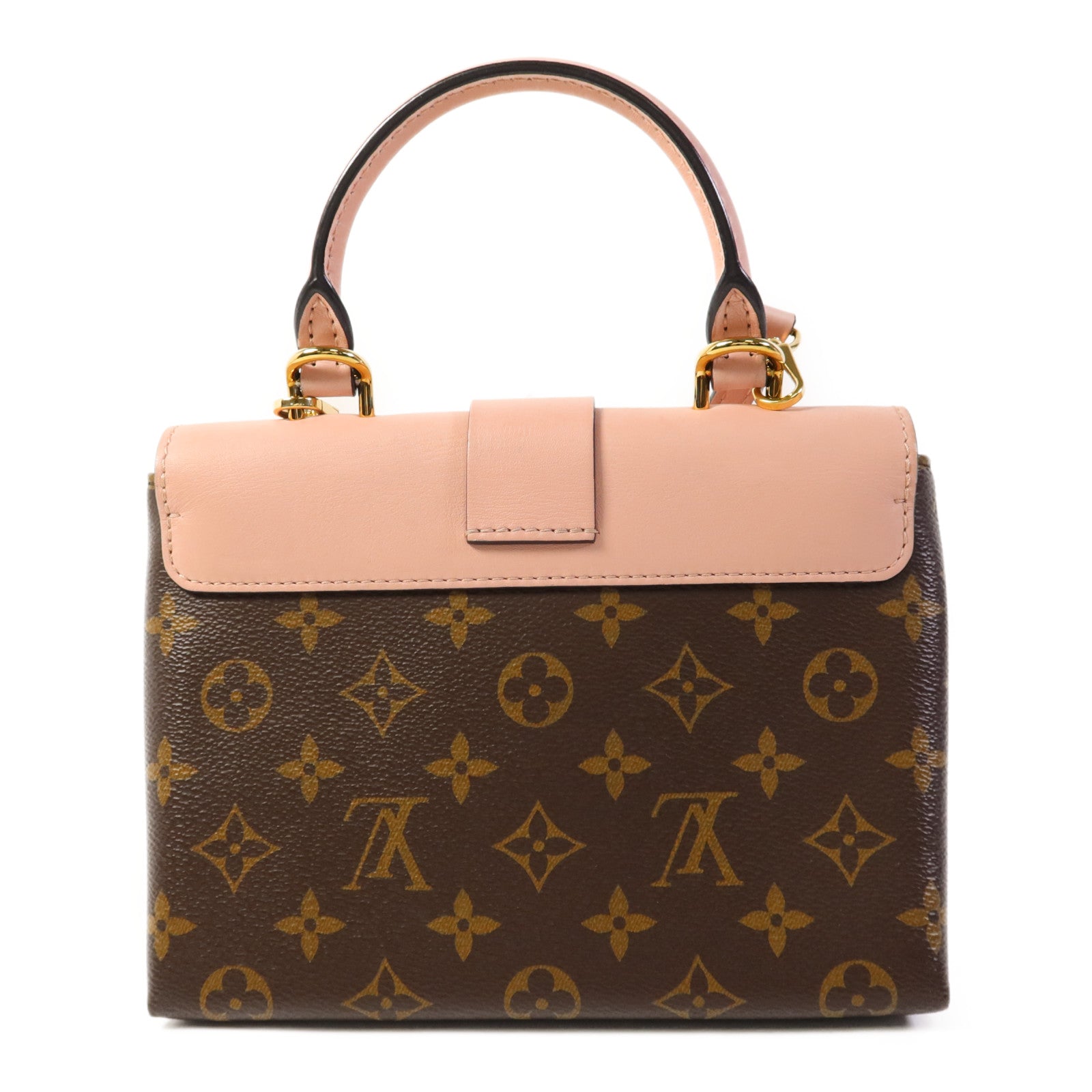 LOUIS VUITTON Monogram Locky BB金扣手挽肩背兩用袋