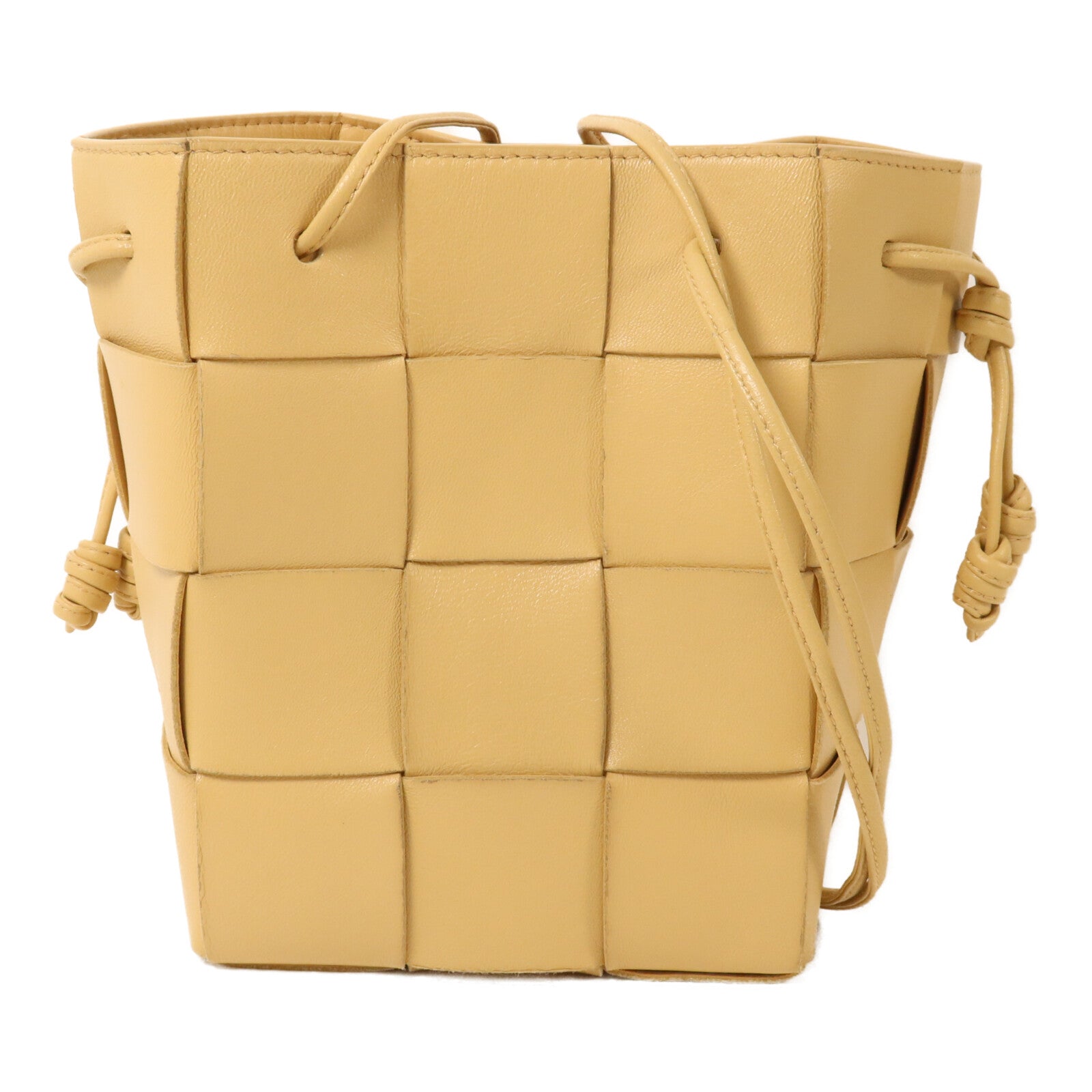 BOTTEGA VENETA 羊皮皮革Cassette Bucket肩背袋