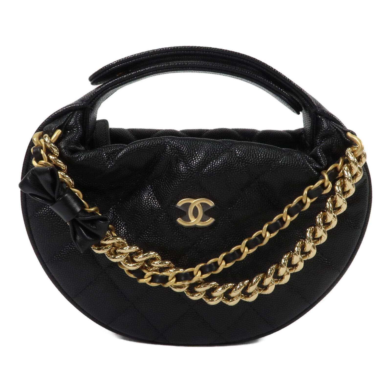 CHANEL 牛皮皮革Hobo Pouch手挽袋