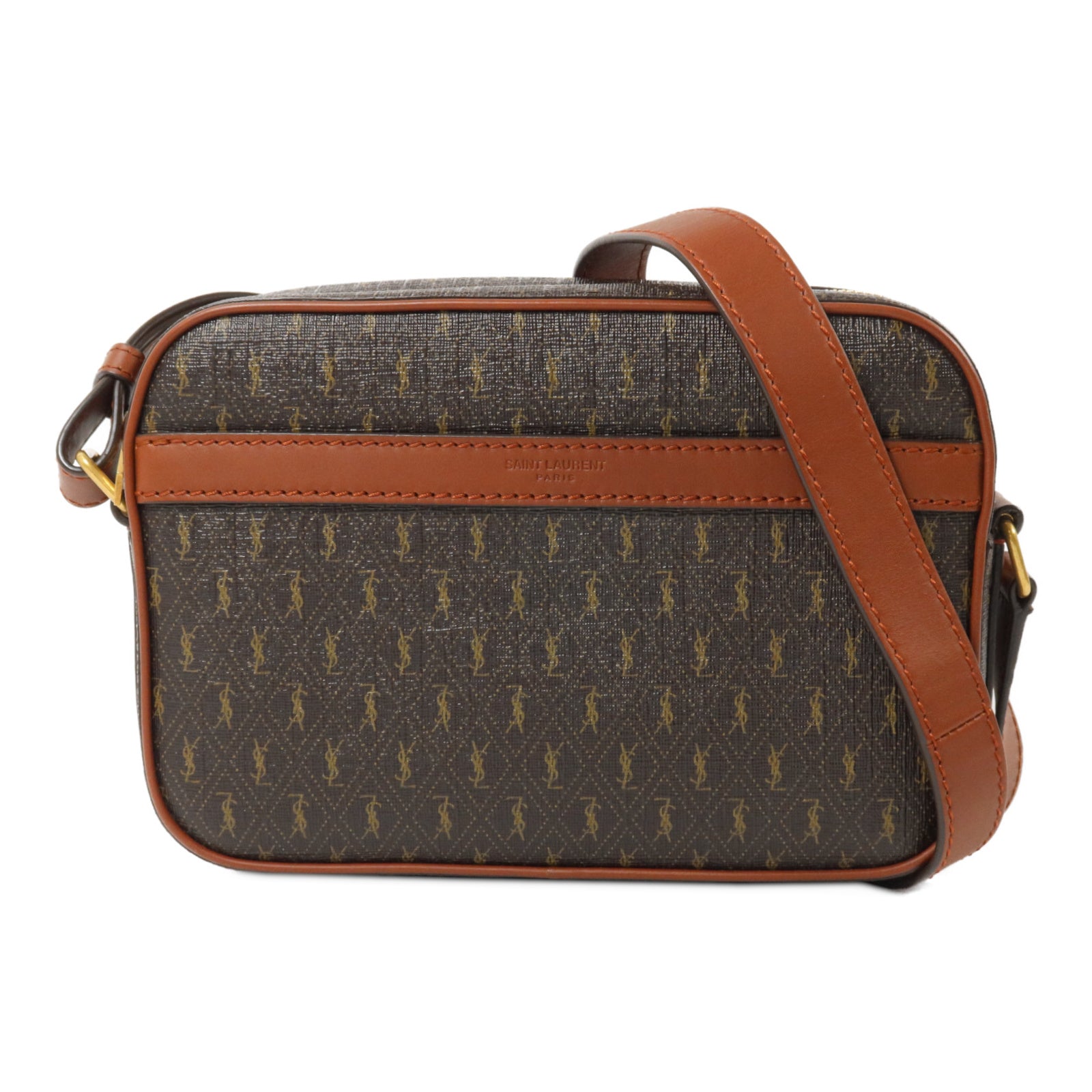 SAINT LAURENT 塗層帆布Le Monogramme Camera Bag肩背袋