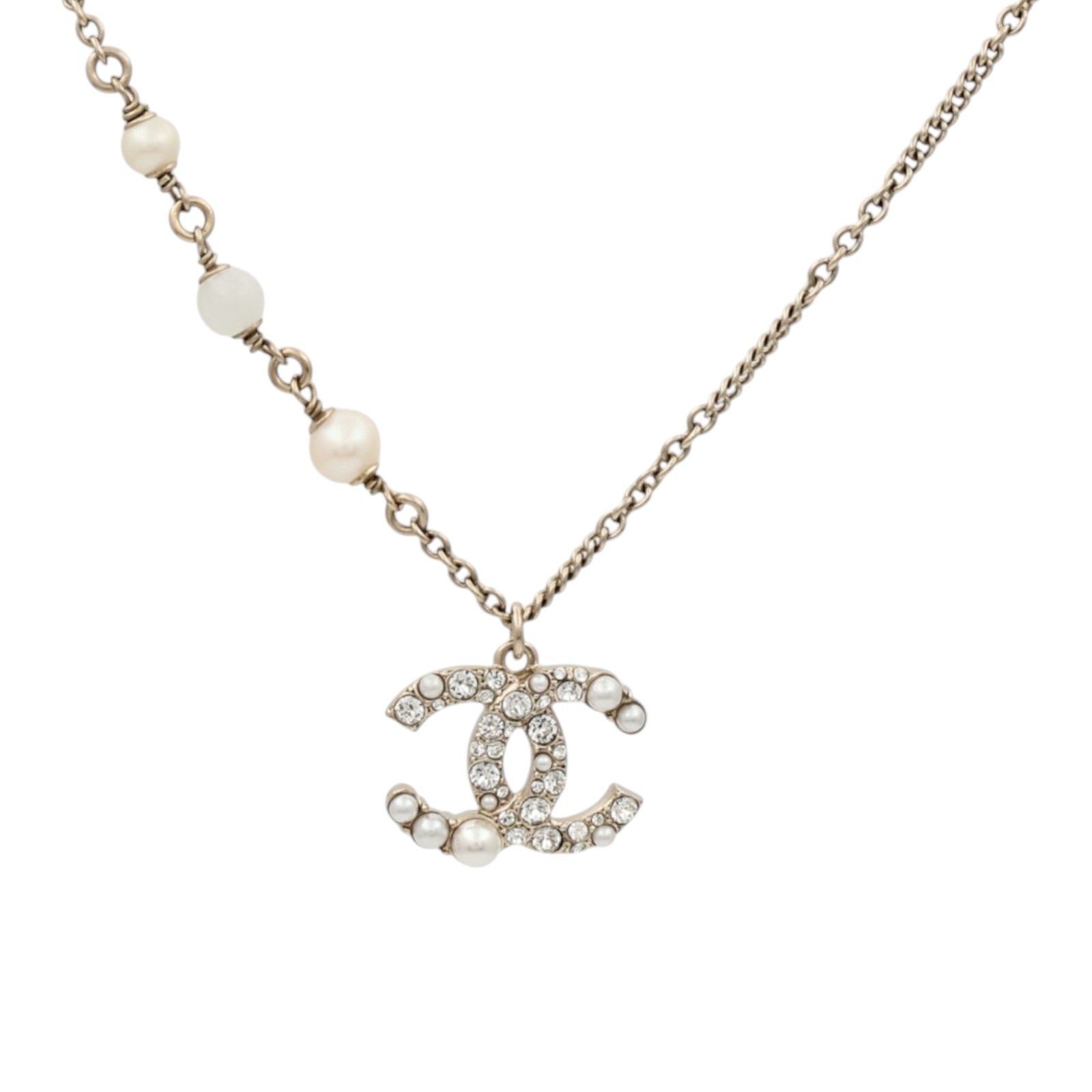 CHANEL 金屬/PVC Necklace項鍊